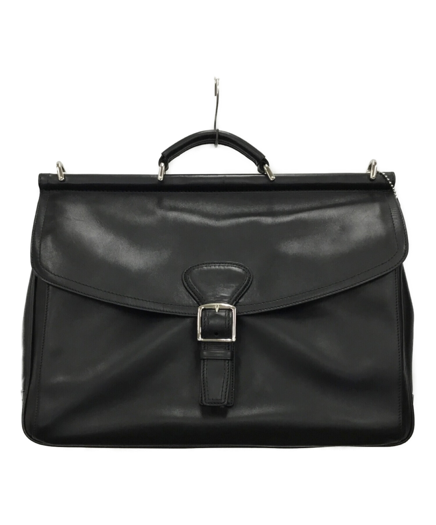 Coach black leather discount briefcase