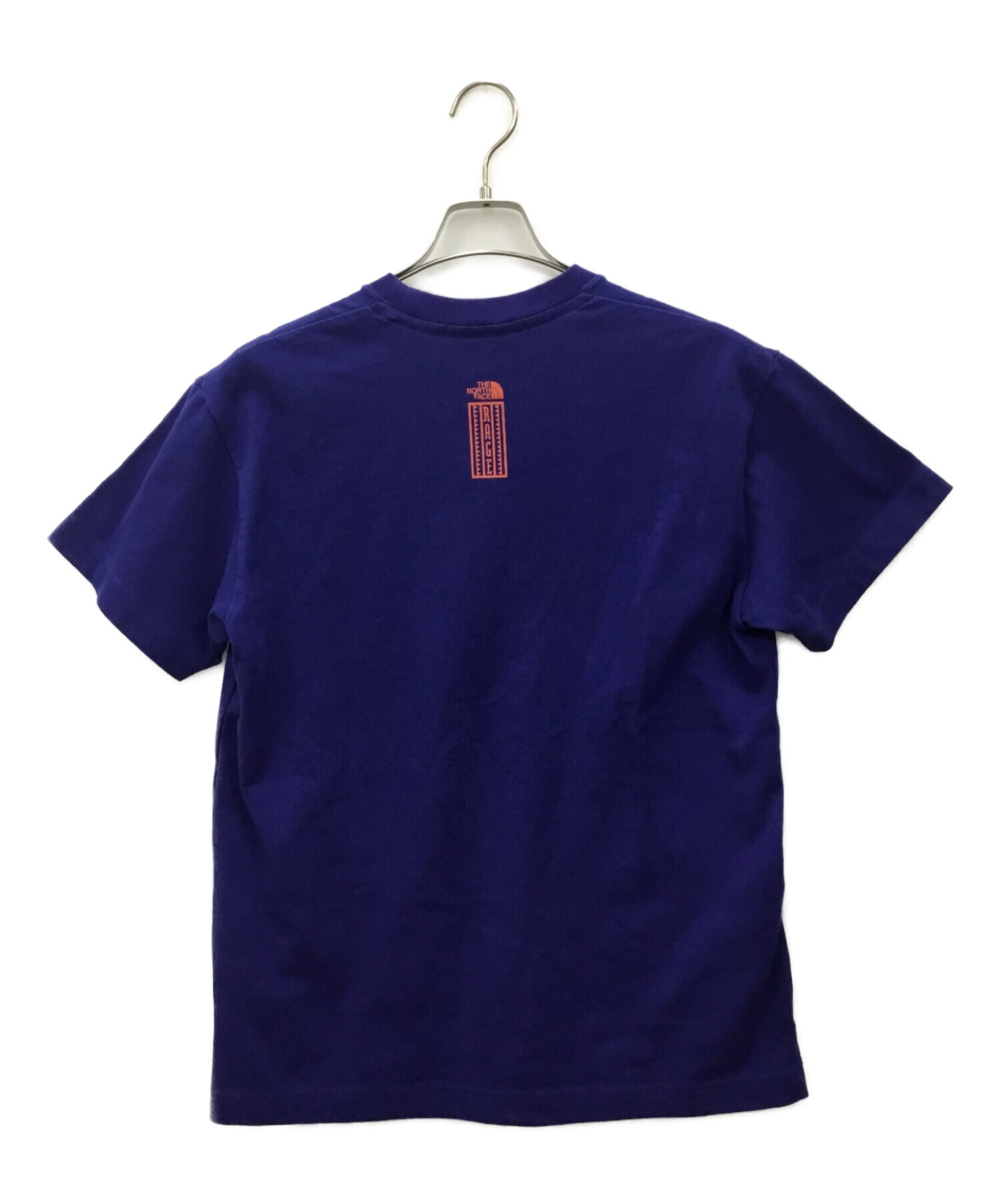 THE NORTH FACE　 (ザ ノース フェイス) プリントTシャツ ブルー サイズ:M