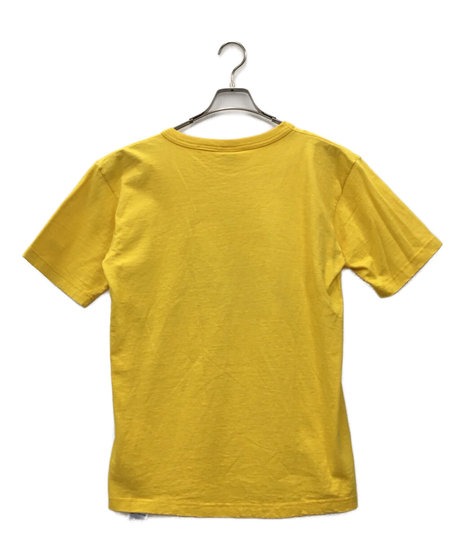 Champion T1011 (チャンピオン ティーテンイレブン) CalプリントTシャツ イエロー サイズ:M