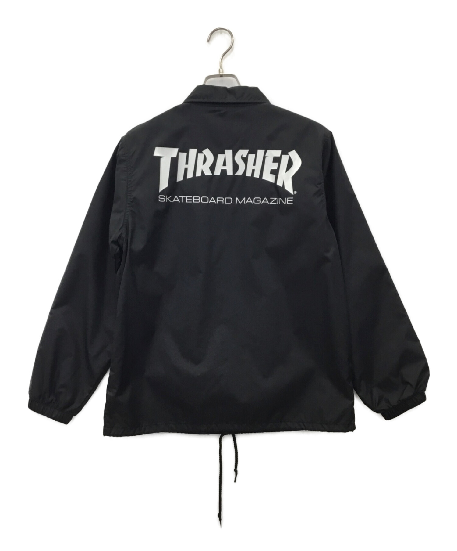 THRASHER (スラッシャー) コーチジャケット ブラック サイズ:S