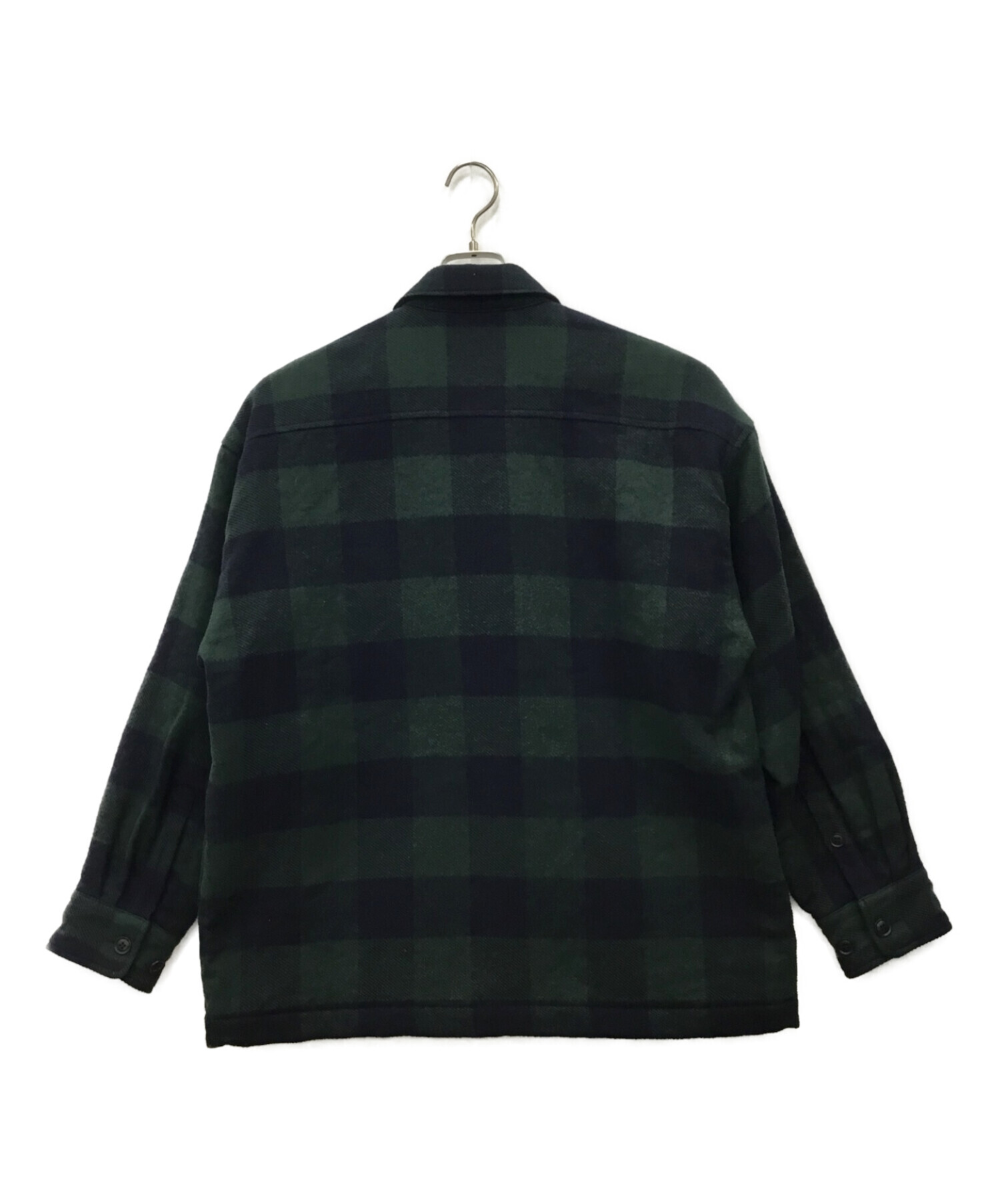 DESCENDANT (ディセンダント) シャツジャケット グリーン サイズ:3