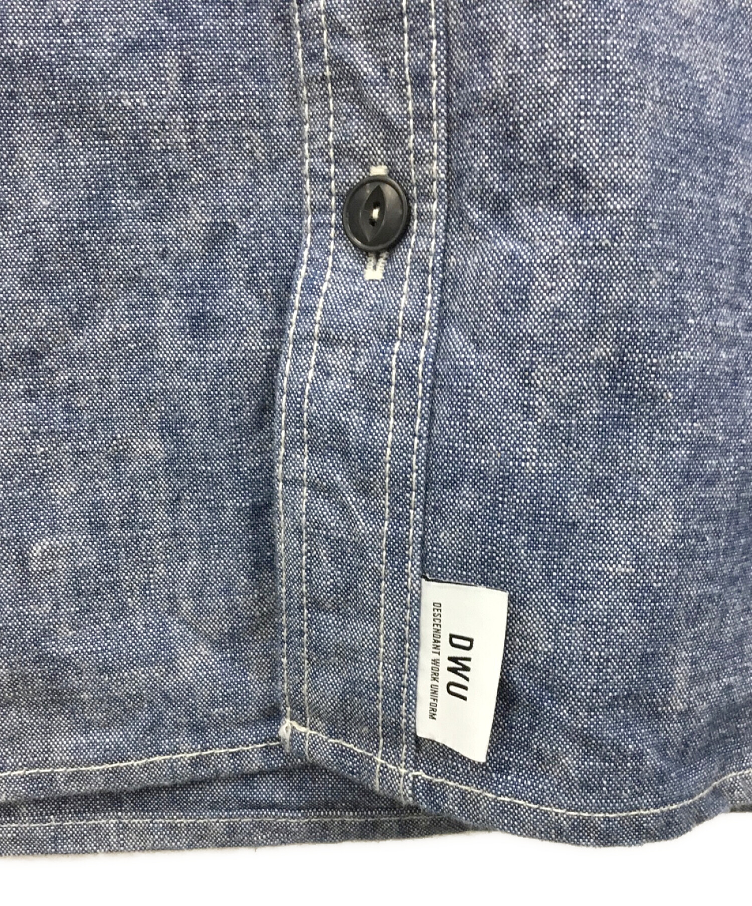 DESCENDANT (ディセンダント) シャツジャケット ブルー サイズ:2