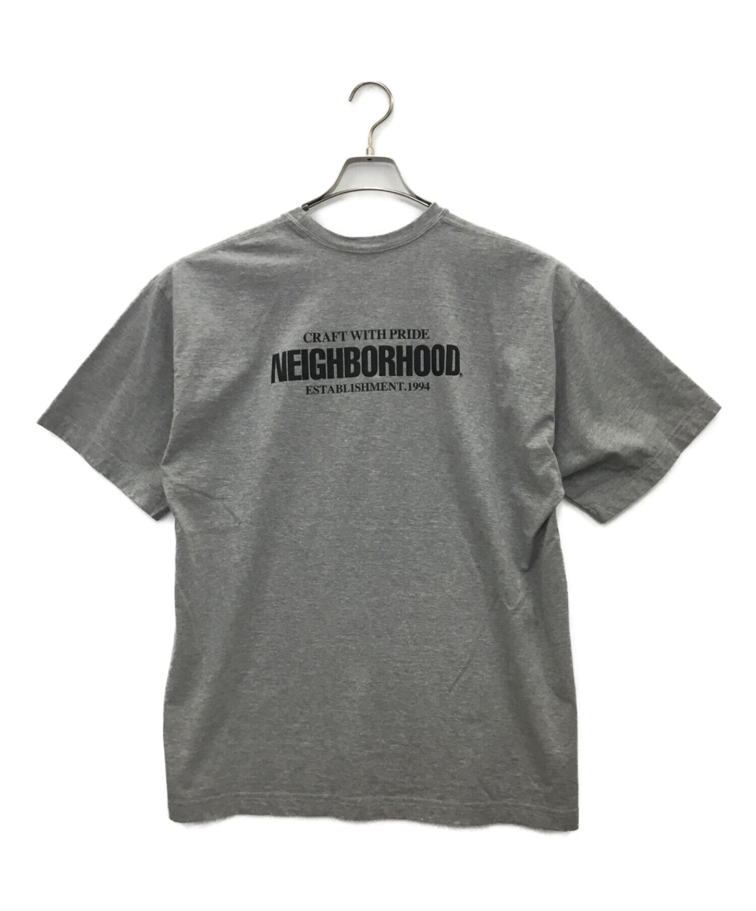 NEIGHBORHOOD (ネイバーフッド) Tシャツ グレー サイズ:L