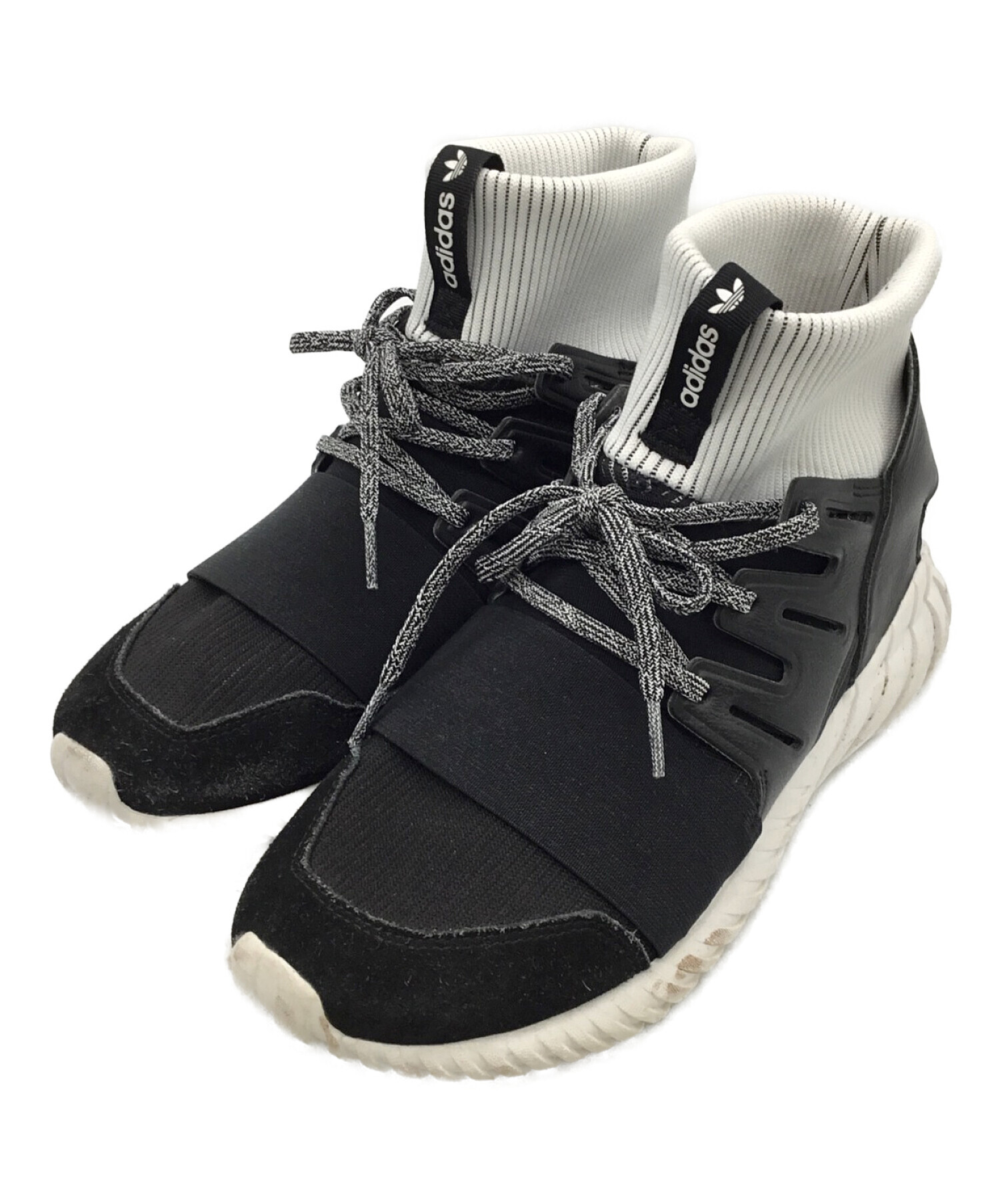 adidas (アディダス) TUBULAR DOOM ブラック×ホワイト サイズ:26.5