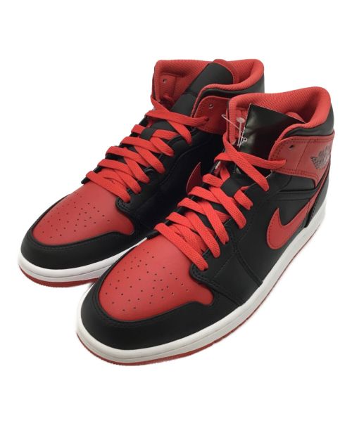 中古・古着通販】NIKE (ナイキ) AIR JORDAN 1 MID レッド サイズ:27.0