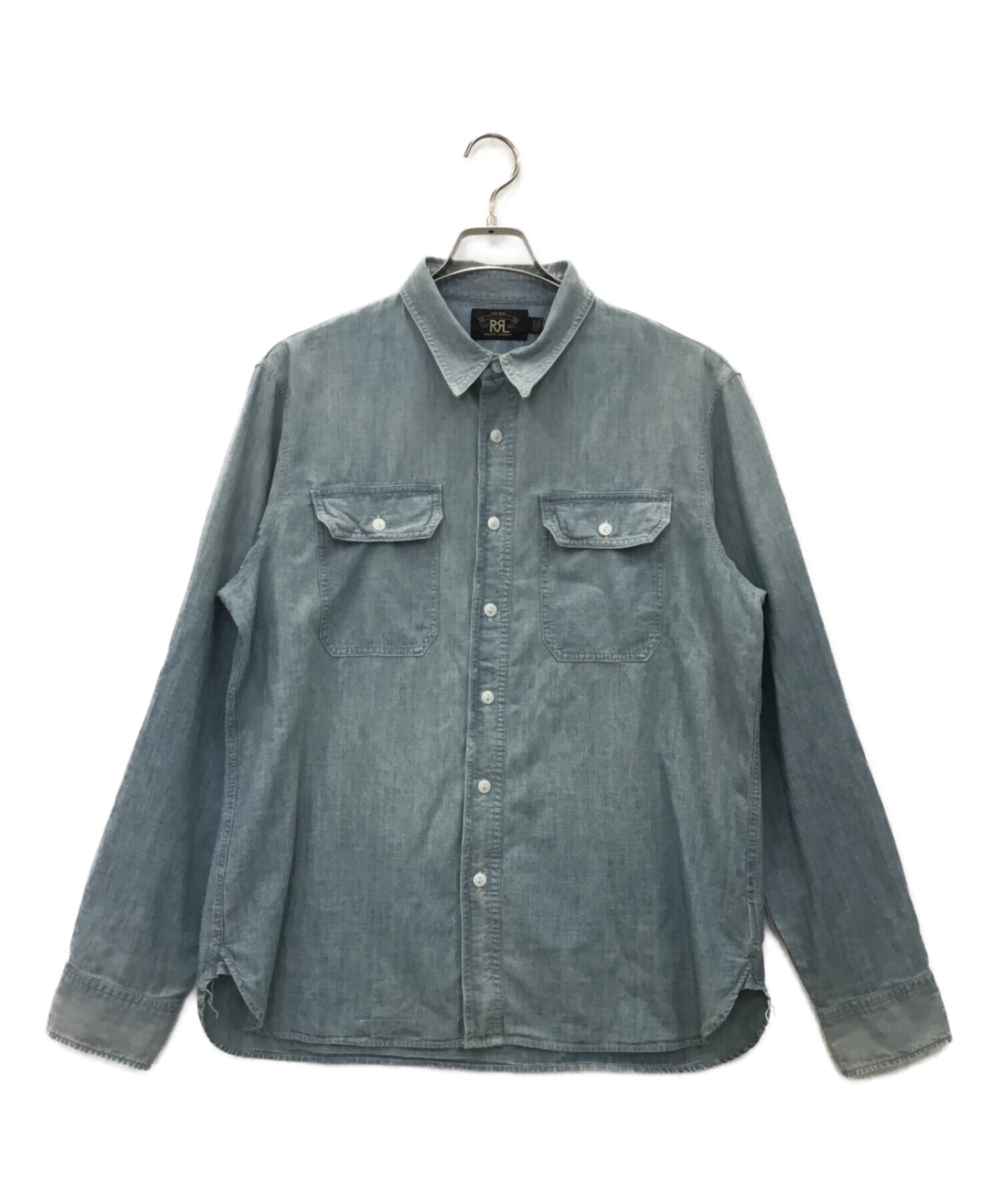 中古・古着通販】RRL (ダブルアールエル) シャンブレーシャツ