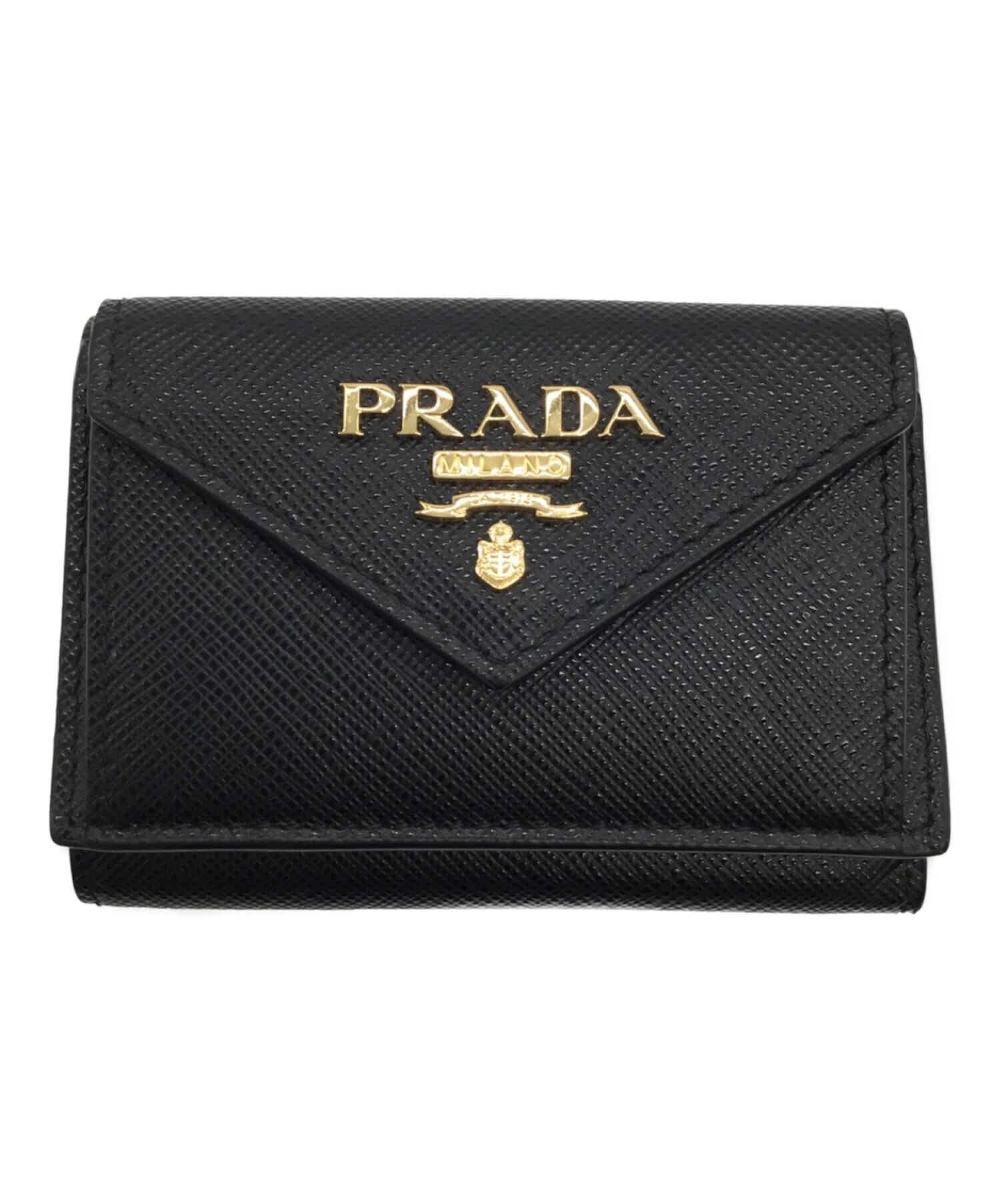 PRADA (プラダ) 3つ折り財布 ネイビー 未使用品