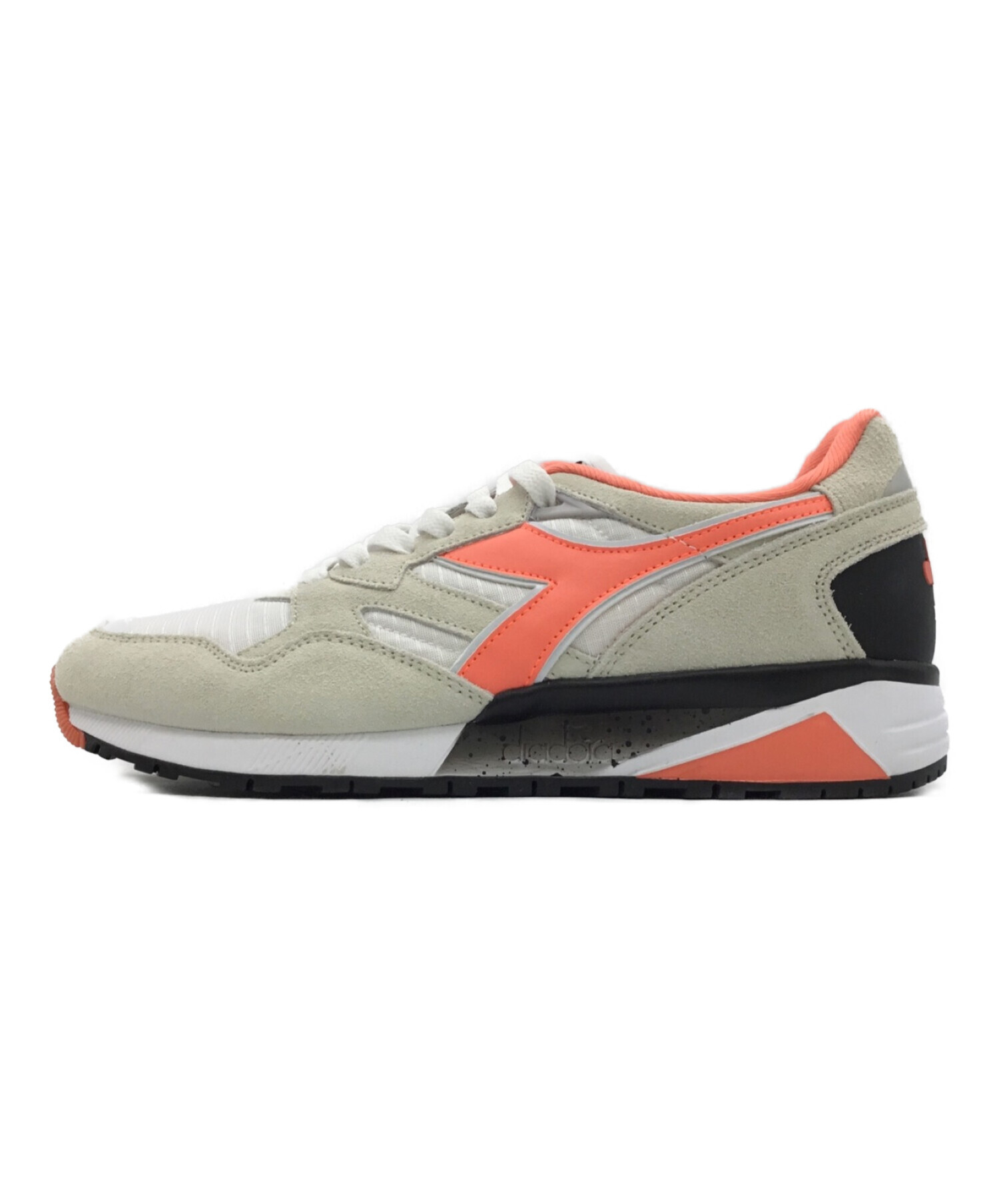 diadora (ディアドラ) スニーカー ベージュ×ピンク サイズ:26.5cm