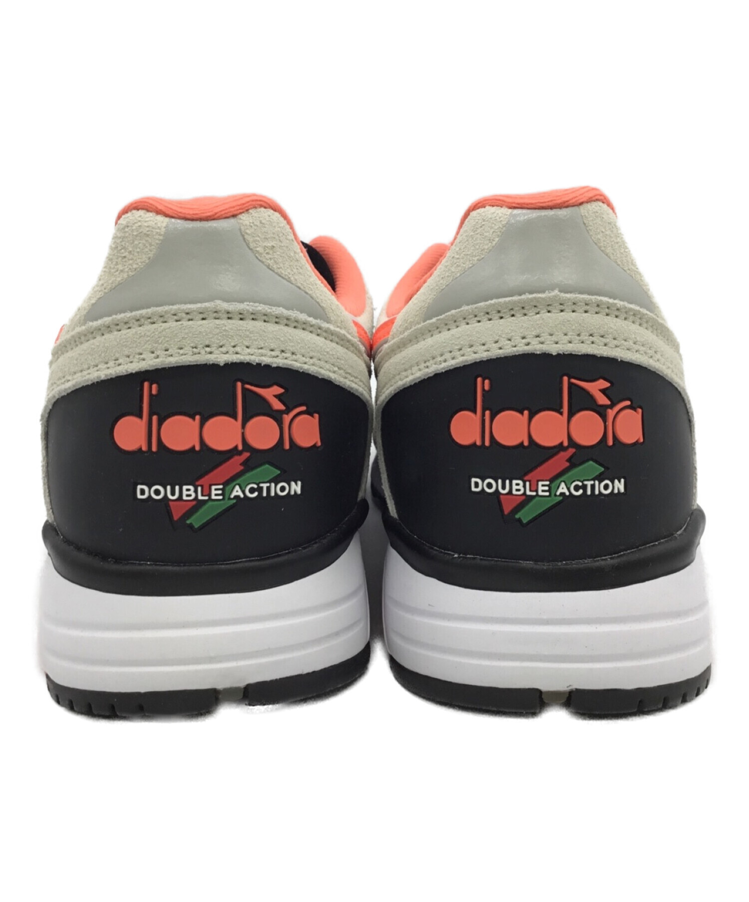 diadora (ディアドラ) スニーカー ベージュ×ピンク サイズ:26.5cm