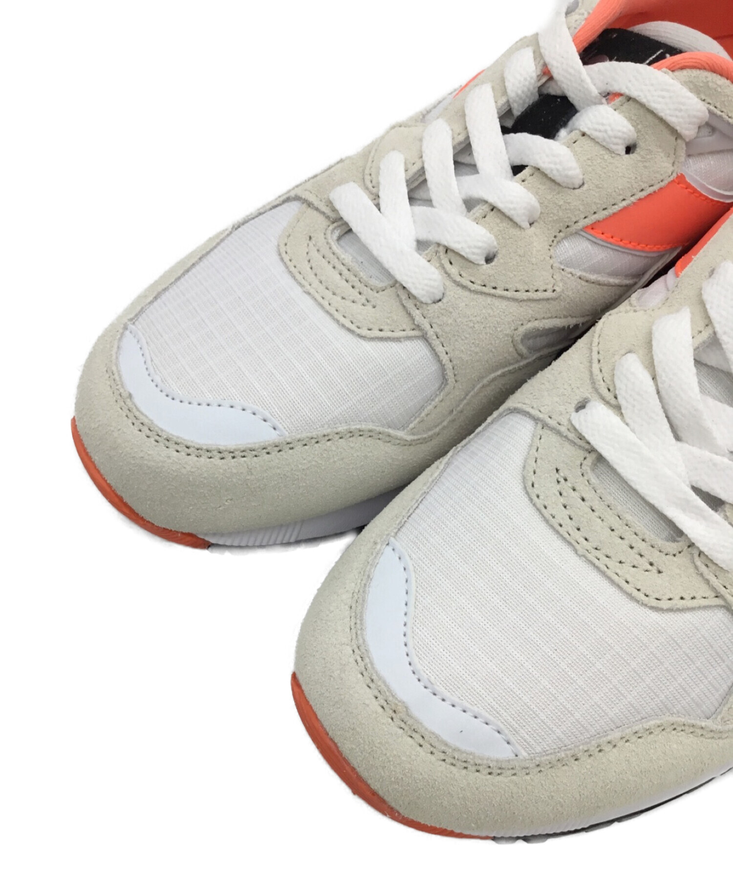 diadora (ディアドラ) スニーカー ベージュ×ピンク サイズ:26.5cm