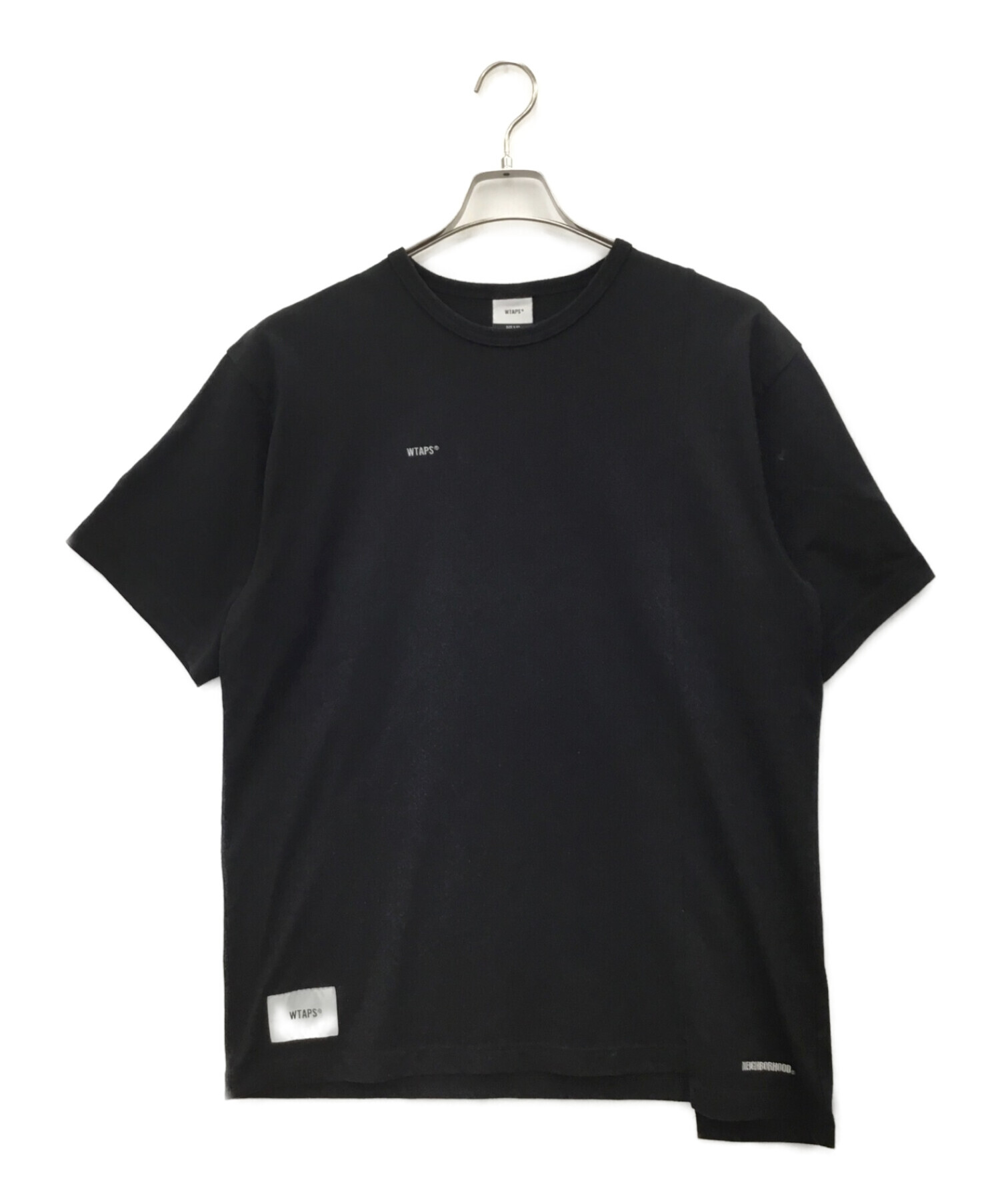 WTAPS (ダブルタップス) NEIGHBORHOOD (ネイバーフッド) Tシャツ ブラック サイズ:M
