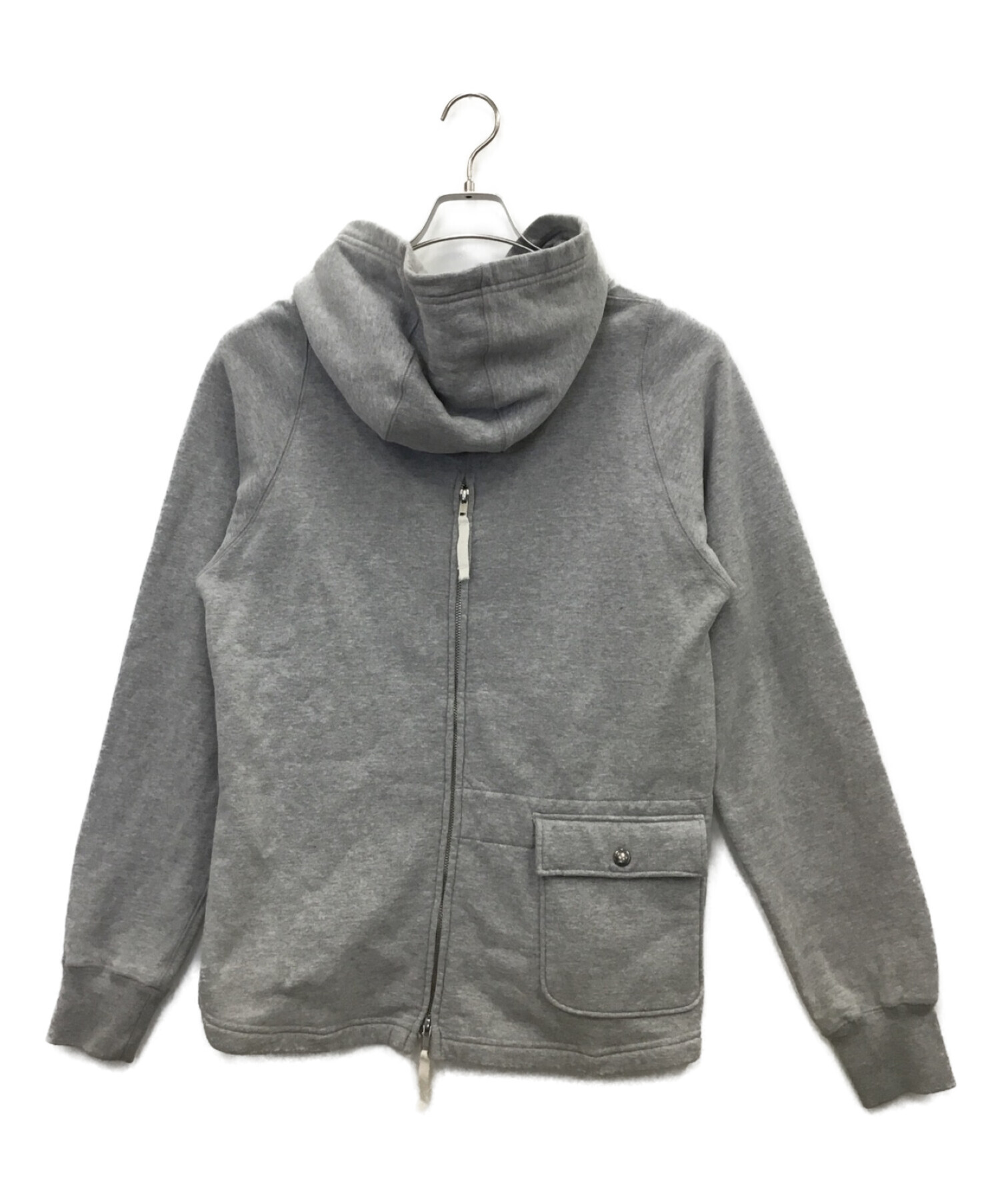 Engineered Garments (エンジニアド ガーメンツ) BEAMS SURF&SK8 (ビームスサーフスケート) バックジップパーカー  グレー サイズ:M