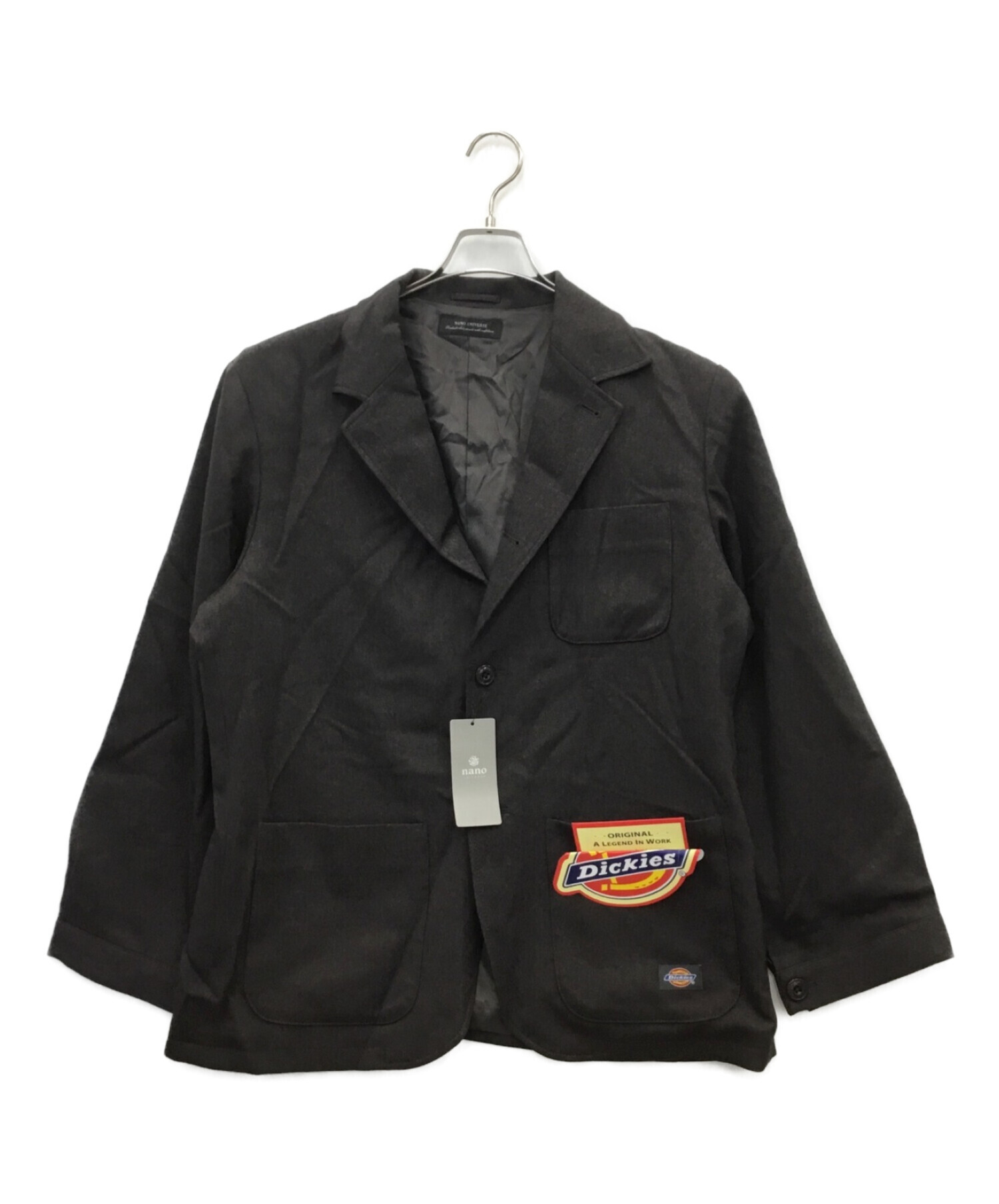 nano・universe (ナノユニバース) Dickies (ディッキーズ) ワークセットアップジャケット ブラウン サイズ:XL 未使用品