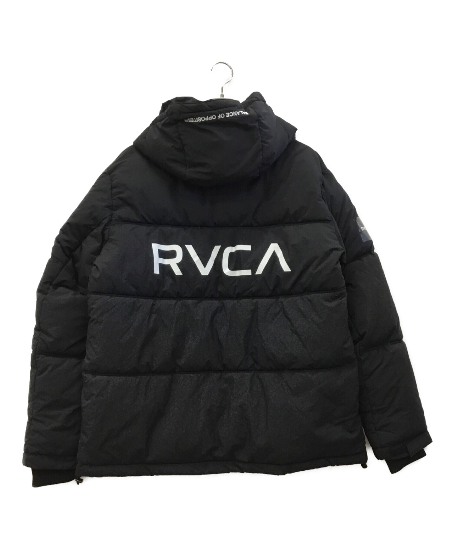 RVCA (ルーカ) VISOR HOODED PUFFER JACKET ブラック サイズ:M