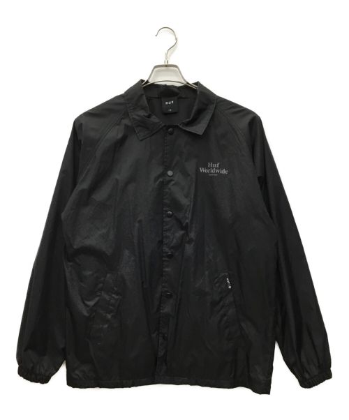 中古・古着通販】HUF (ハフ) コーチジャケット ブラック サイズ:M 