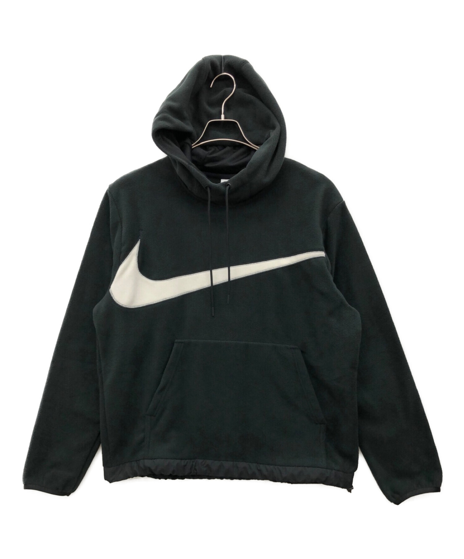 NIKE (ナイキ) クラブ+ フリース WNTR プルオーバー L/S フーディ ブラック サイズ:L 未使用品