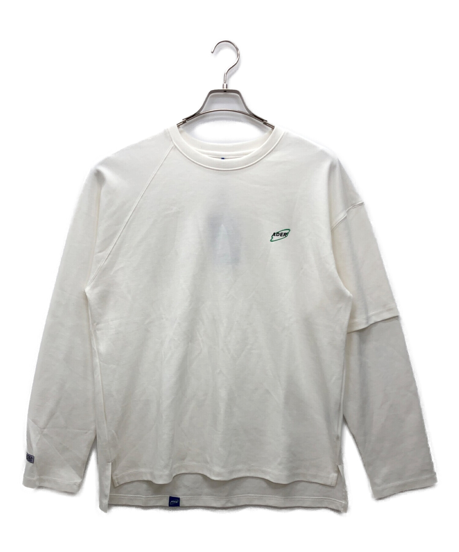 ADER error (アーダーエラー) ロングスリーブTシャツ ホワイト サイズ:3 未使用品