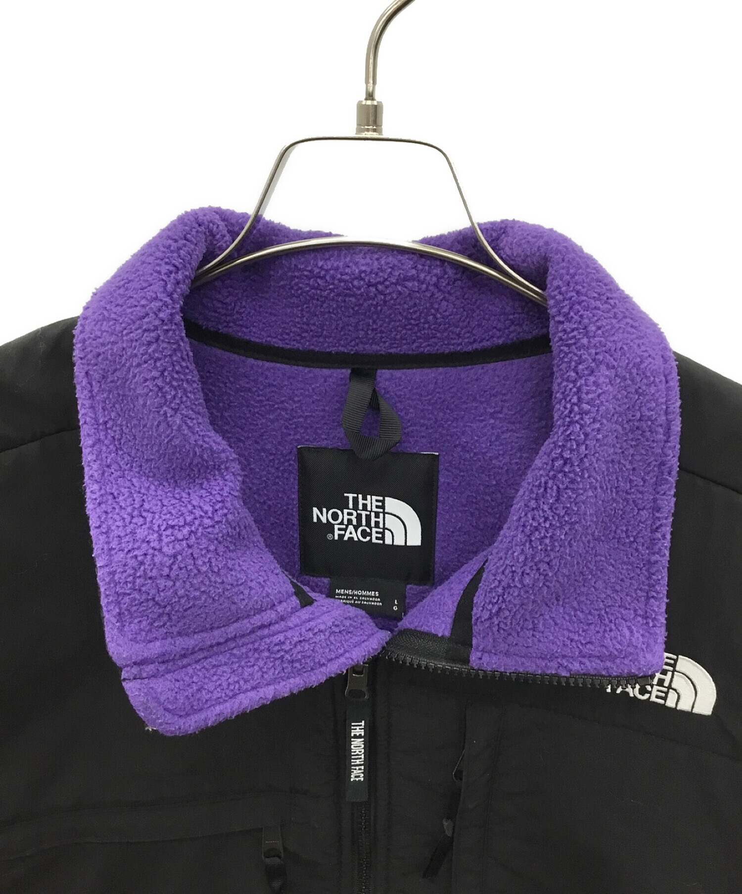 THE NORTH FACE (ザ ノース フェイス) レトロ デナリ ジャケット パープル×ブラック サイズ:L