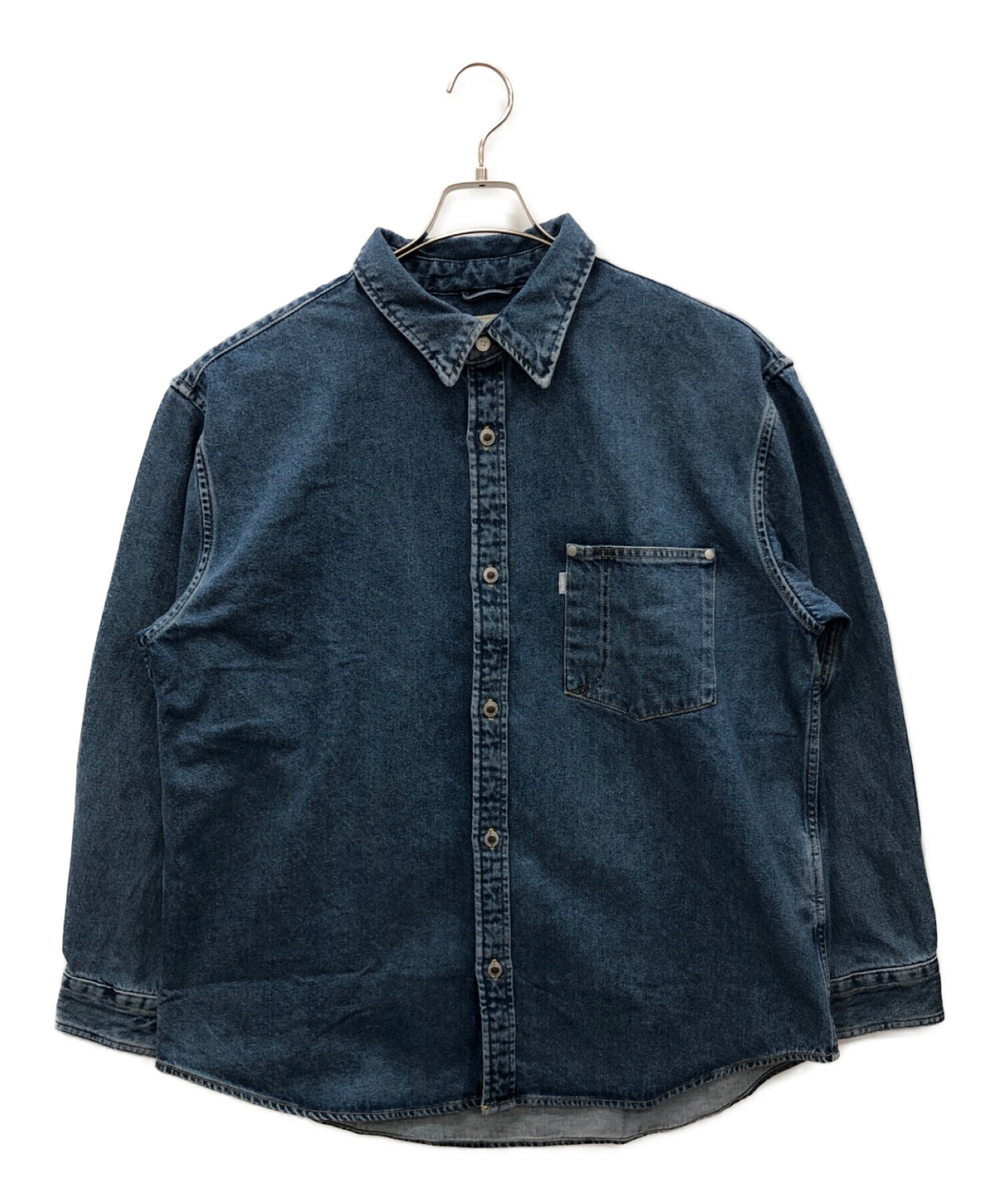 LEVI'S (リーバイス) オーバーサイズデニムシャツ ブルー サイズ:M 未使用品