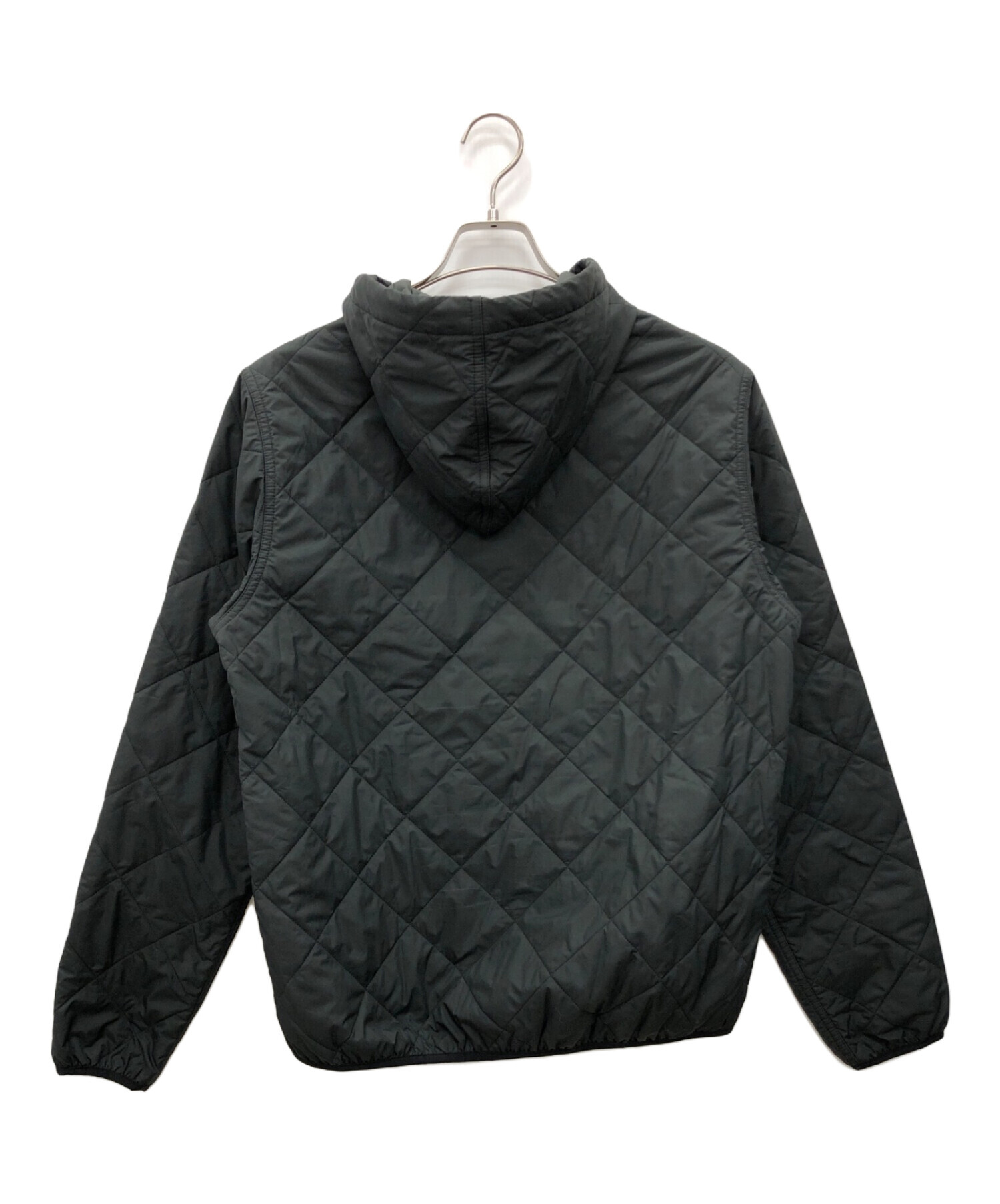 Patagonia (パタゴニア) Diamond Quilted Bomber Hoody（メンズ・ダイアモンド・キルテッド・ボマー・フーディ）  ブラック サイズ:S