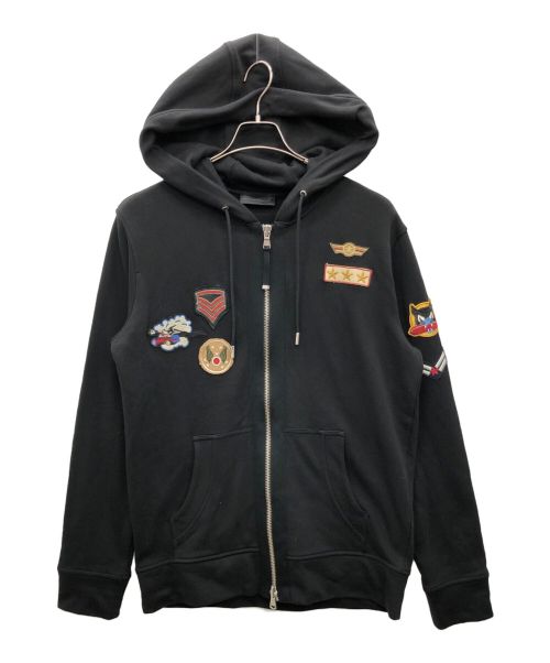 【中古・古着通販】DIESEL BLACK GOLD (ディーゼル ブラック ゴールド) ジップパーカー ブラック サイズ:L｜ブランド・古着通販  トレファク公式【TREFAC FASHION】スマホサイト