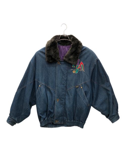 【中古・古着通販】HARDY AMIES JEANS (ハーディエイミスジーンズ) デニムブルゾン ブルー サイズ:3L｜ブランド・古着通販  トレファク公式【TREFAC FASHION】スマホサイト