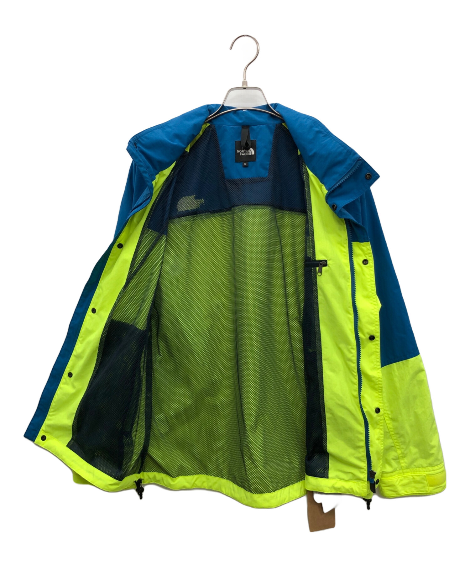 THE NORTH FACE (ザ ノース フェイス) Hydrena Wind Jacket（ハイドレナウィンドジャケット） イエロー×ブルー  サイズ:S 未使用品