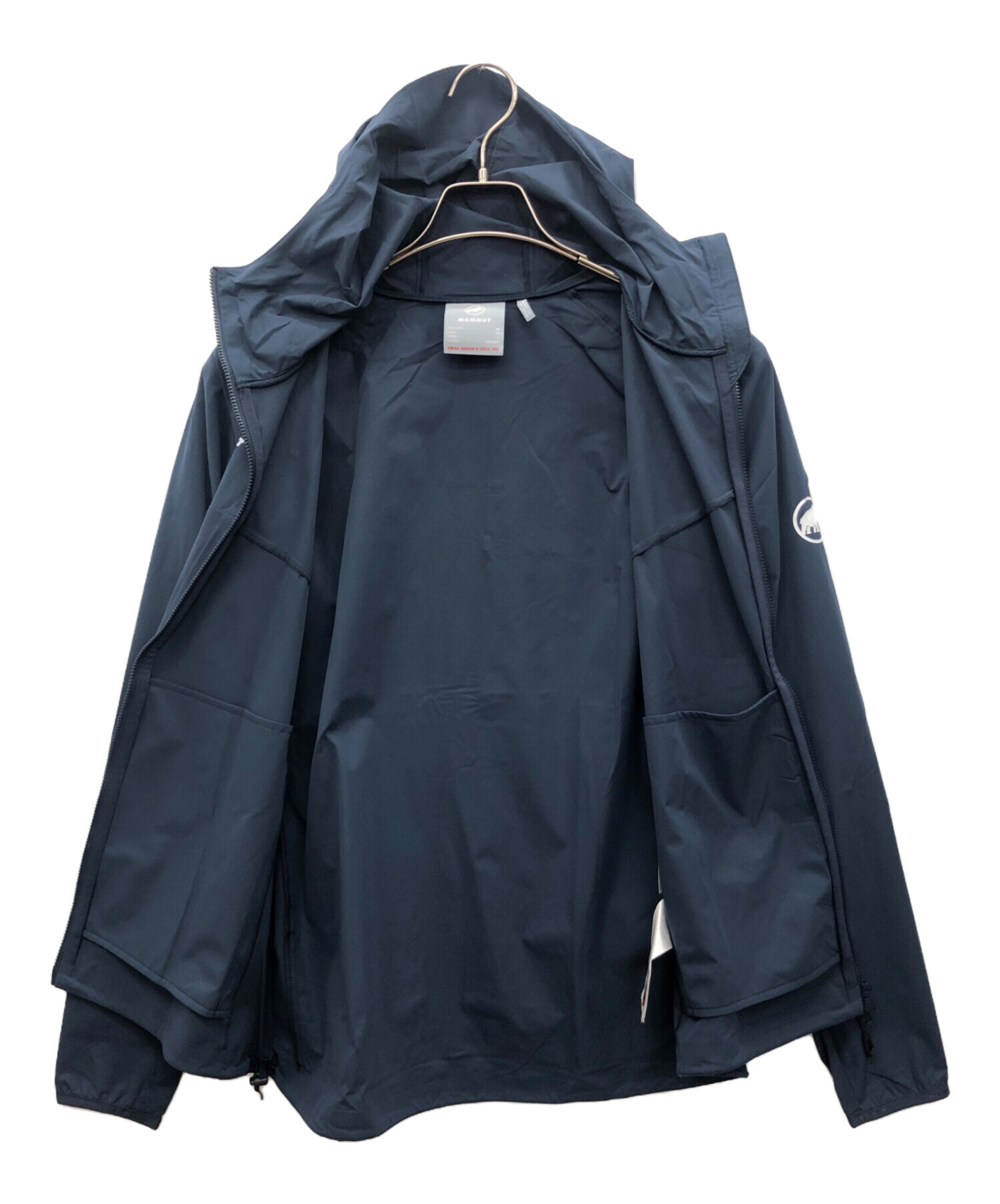 MAMMUT (マムート) granite so hooded jacket ネイビー サイズ:L 未使用品