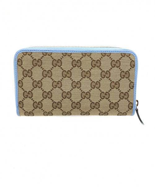 【中古・古着通販】GUCCI (グッチ) GG ラウンドファスナー長財布