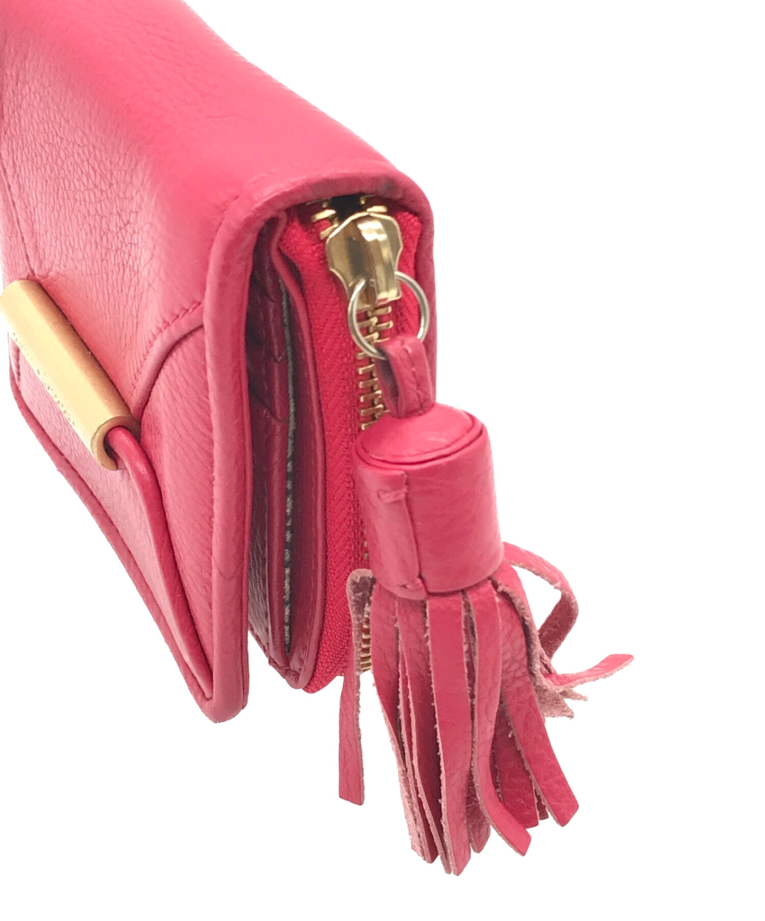 SEE BY CHLOE (シーバイクロエ) 2つ折り財布 ショッキングピンク サイズ:実寸サイズにてご確認ください。
