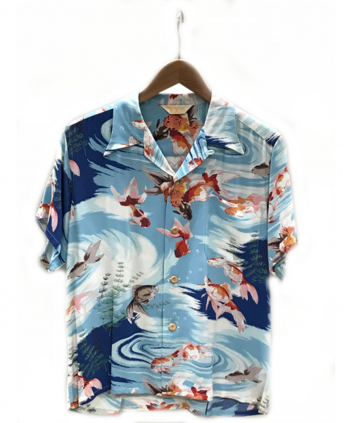 中古・古着通販】Sun Surf (サンサーフ) アロハシャツ ブルー サイズ:S