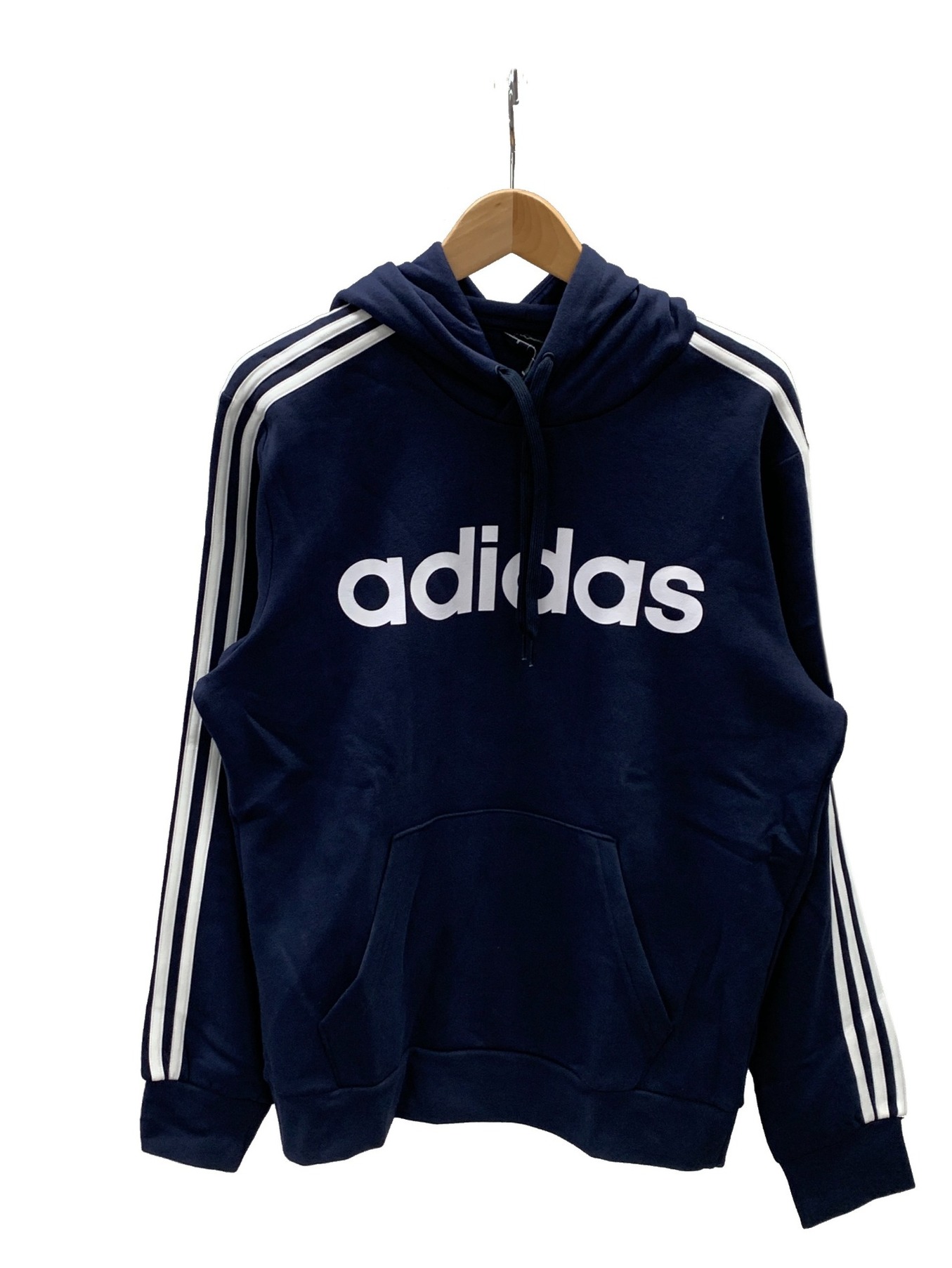 中古・古着通販】adidas (アディダス) スウェットパーカー ネイビー