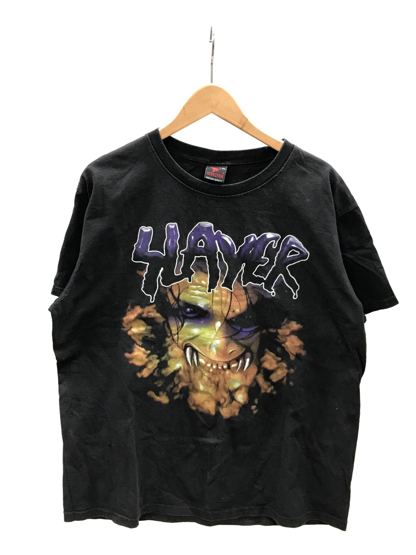 【激レア】95年制　Slayer ビンテージTシャツ肩幅51