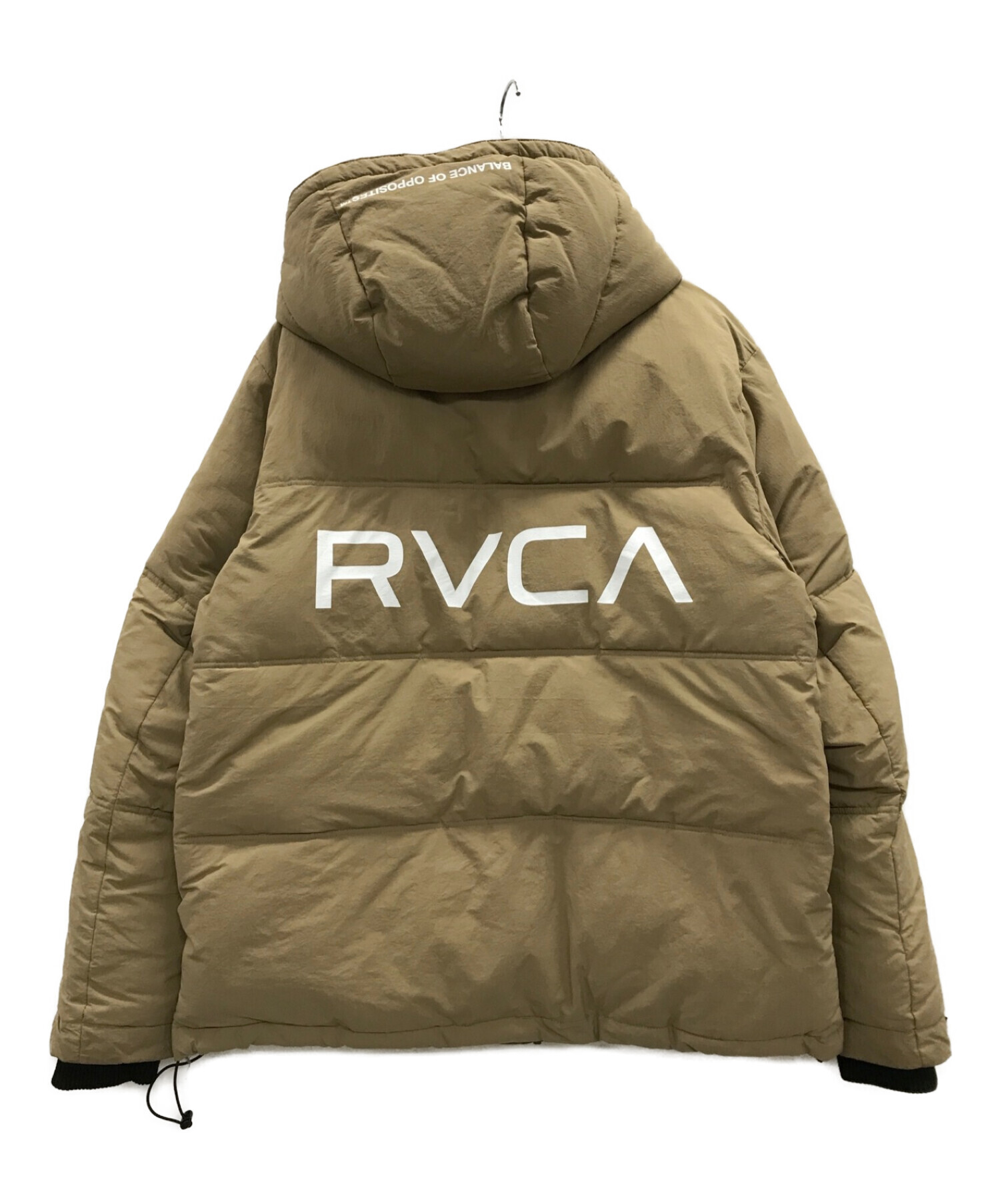 RVCA 中綿ジャケット ダウンジャケット ベージュ サイズＳ