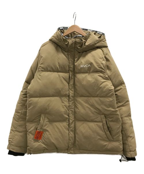 【中古・古着通販】RVCA (ルーカ) 中綿ジャケット ベージュ サイズ