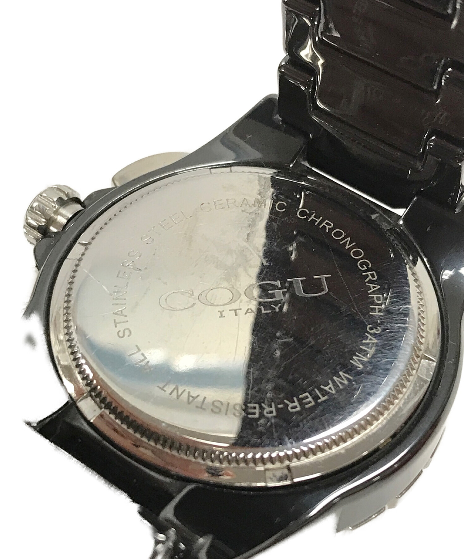 COGU (コグ) 腕時計　クロノグラフ ブラック サイズ:実寸サイズにてご確認ください。