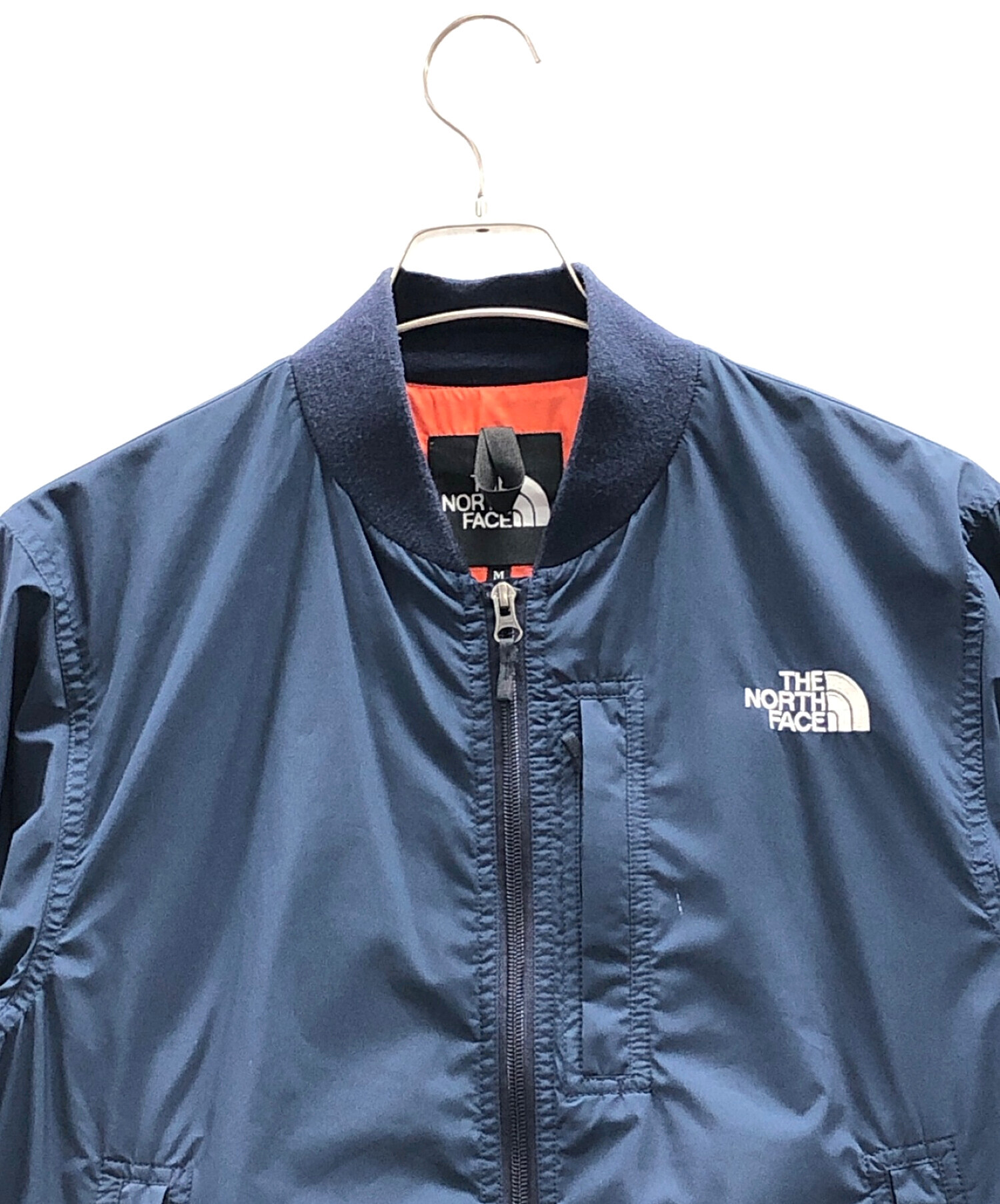 THE NORTH FACE (ザ ノース フェイス) MA-1 WS Q スリージャケット ネイビー サイズ:M