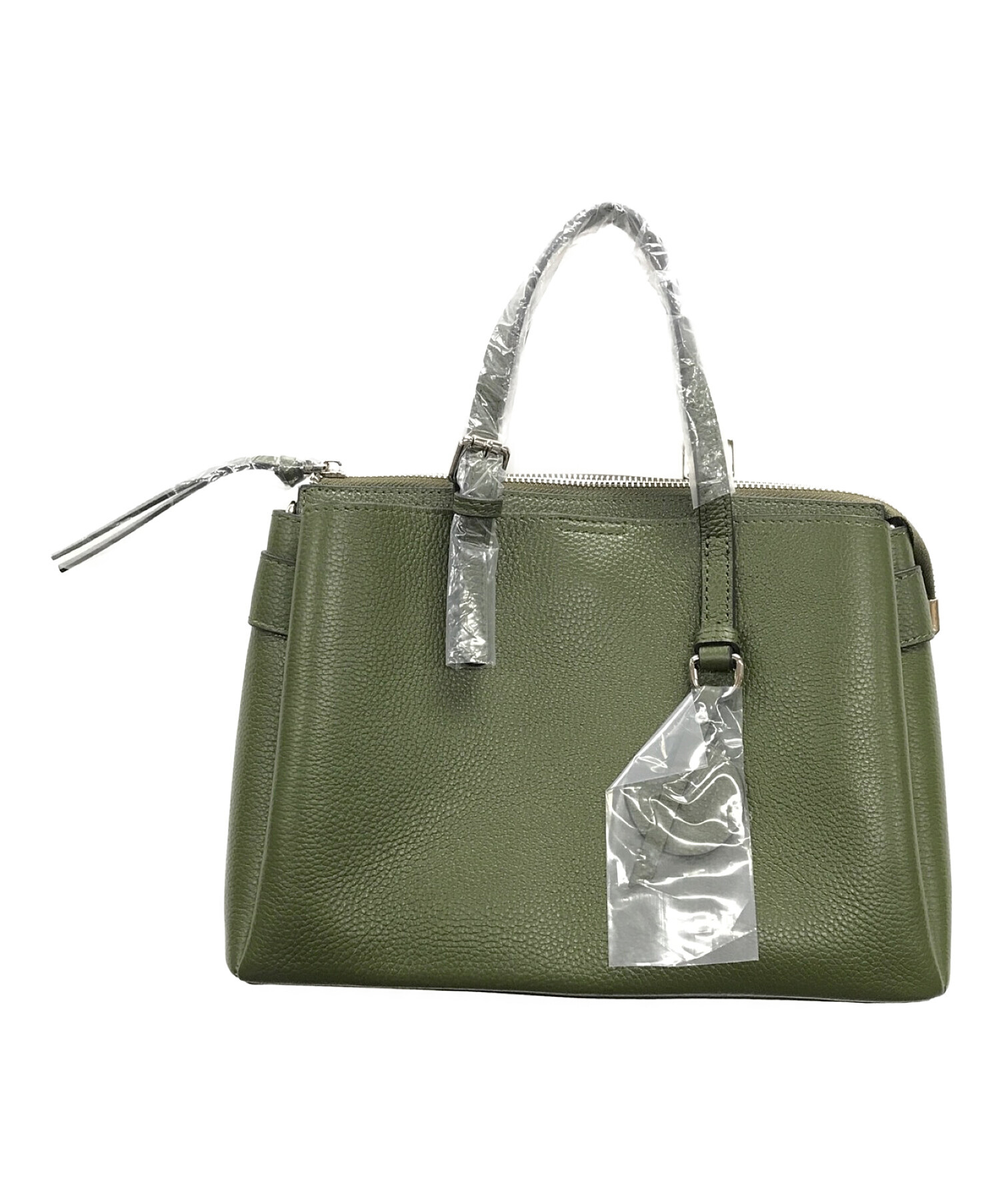 BARCOS (バルコス) 2WAYバッグ　ハンドバッグ　ショルダーバッグ グリーン サイズ:実寸サイズにてご確認ください。 未使用品