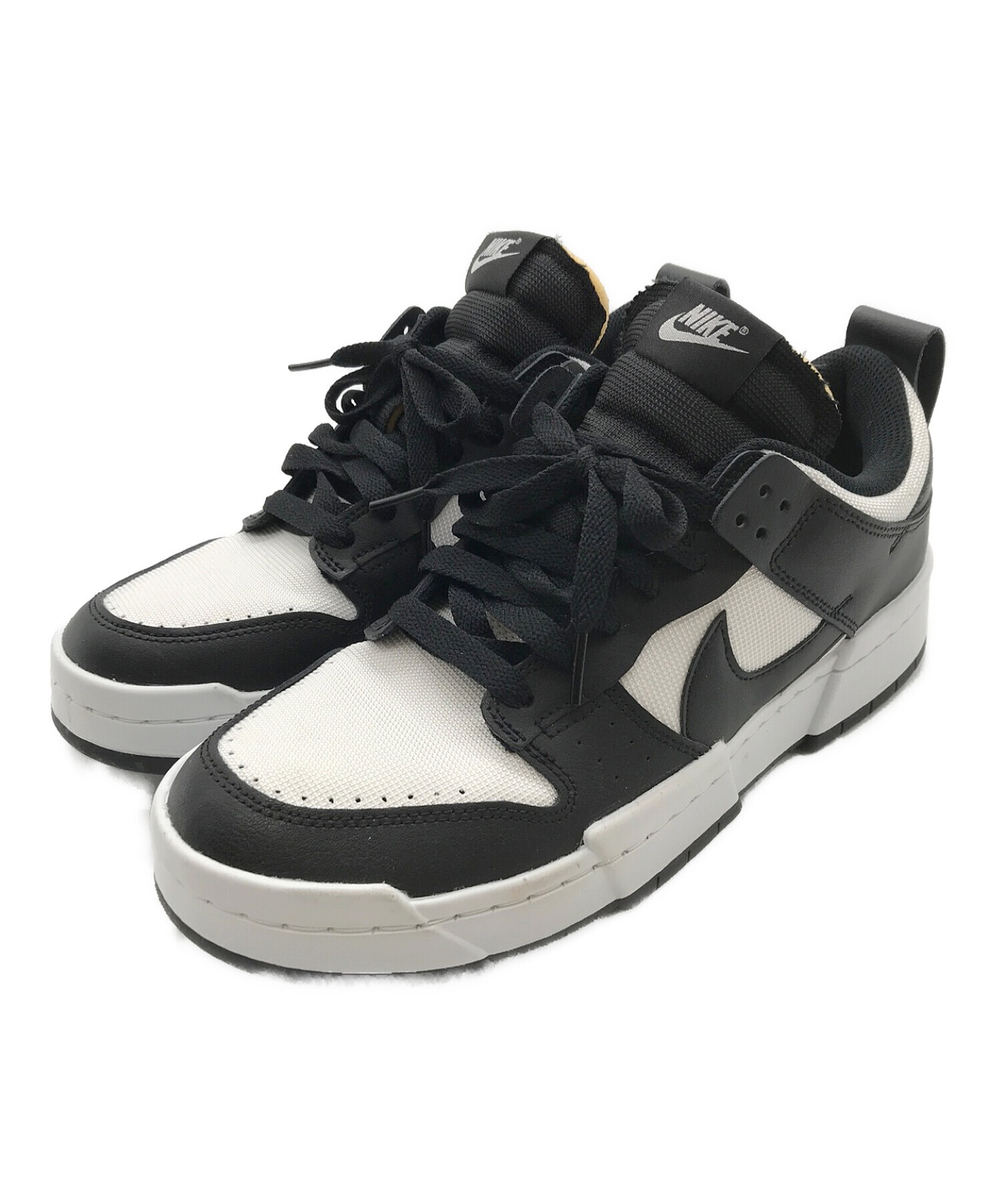 NIKE (ナイキ) DUNK LOW（ダンクロー） ローカットスニーカー ホワイト×ブラック サイズ:US11.5