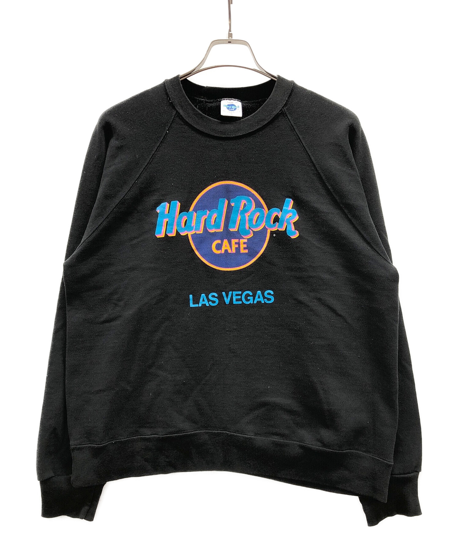 Hard Rock cafe (ハードロックカフェ) ヴィンテージスウェット ブラック サイズ:L