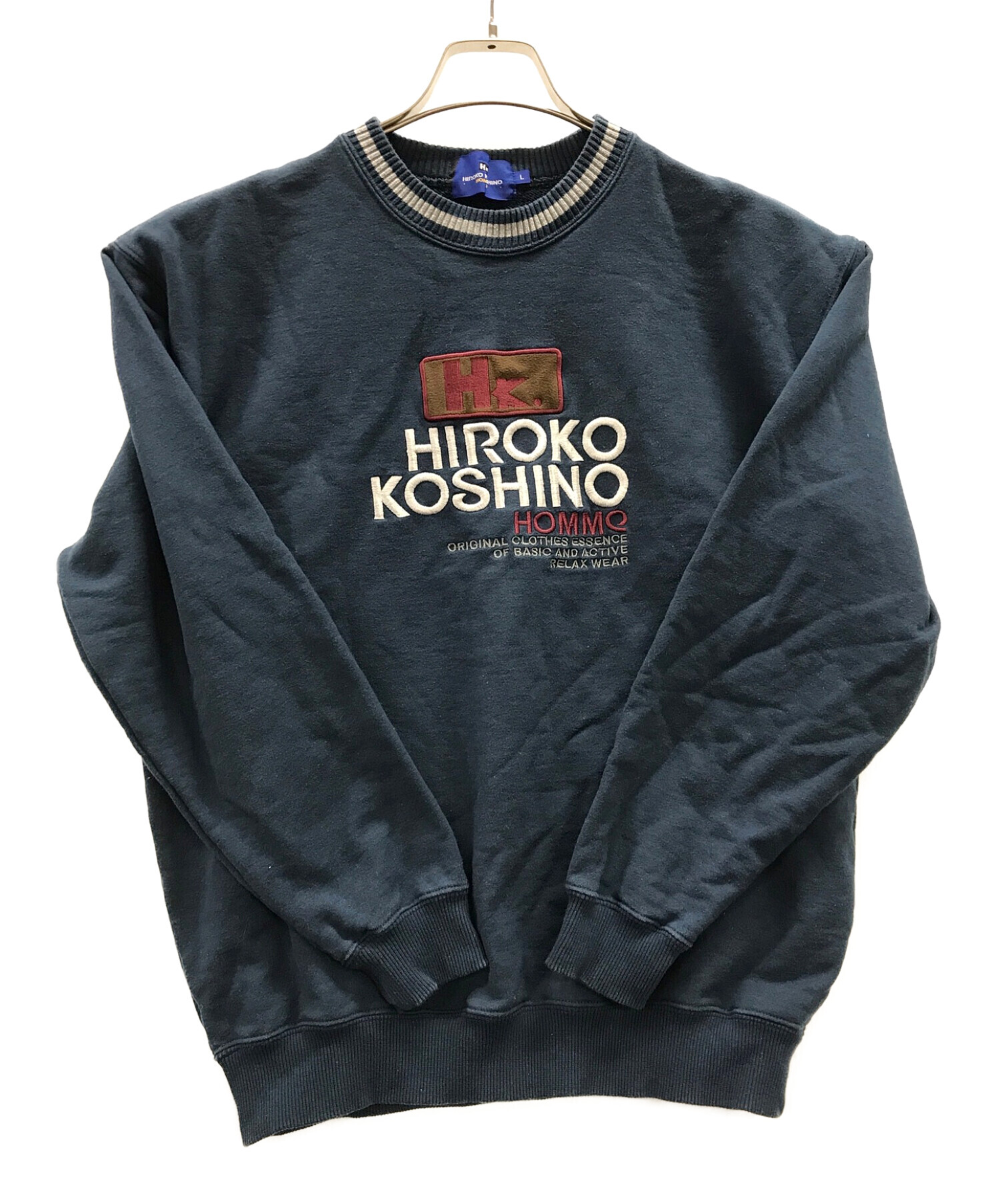 HIROKO KOSHINO (ヒロコ コシノ) スウェット ブルー サイズ:L