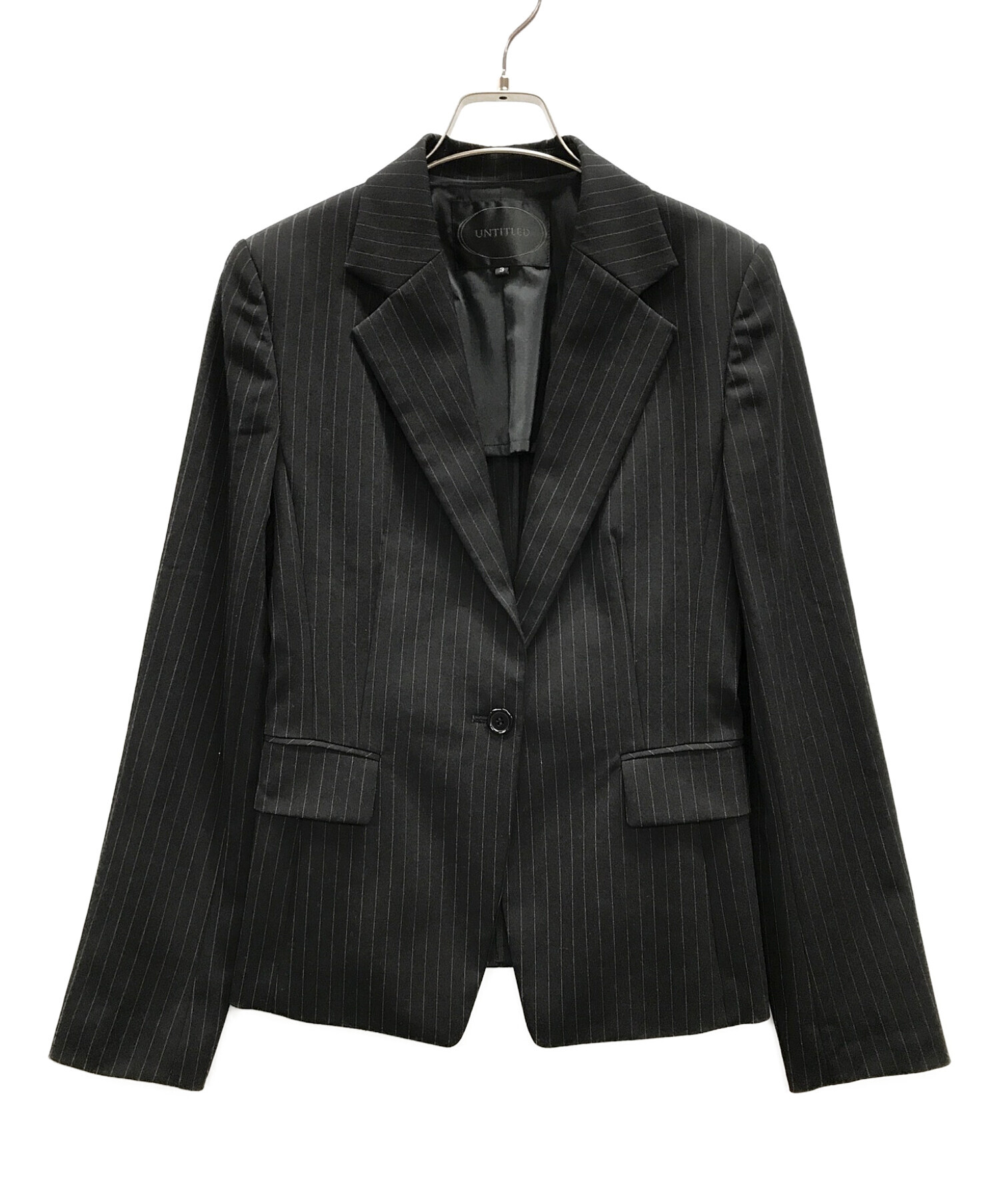 美品&Lサイズ】UNTITLED（アンタイトル）のブラックスーツ - スーツ