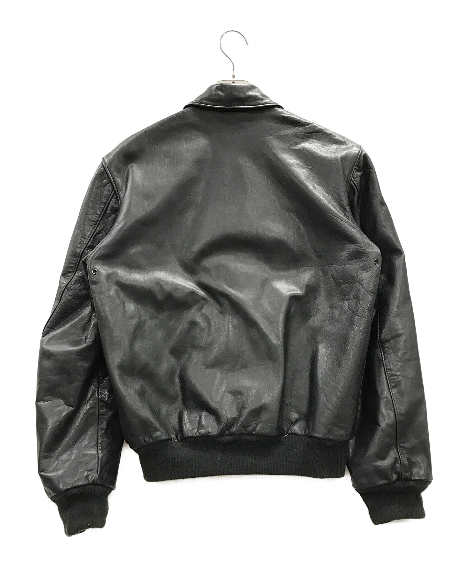 San Francisco Avation supply (サンフランシスコ・アビエーションサプライ) レザージャケット ブラック サイズ:UK38