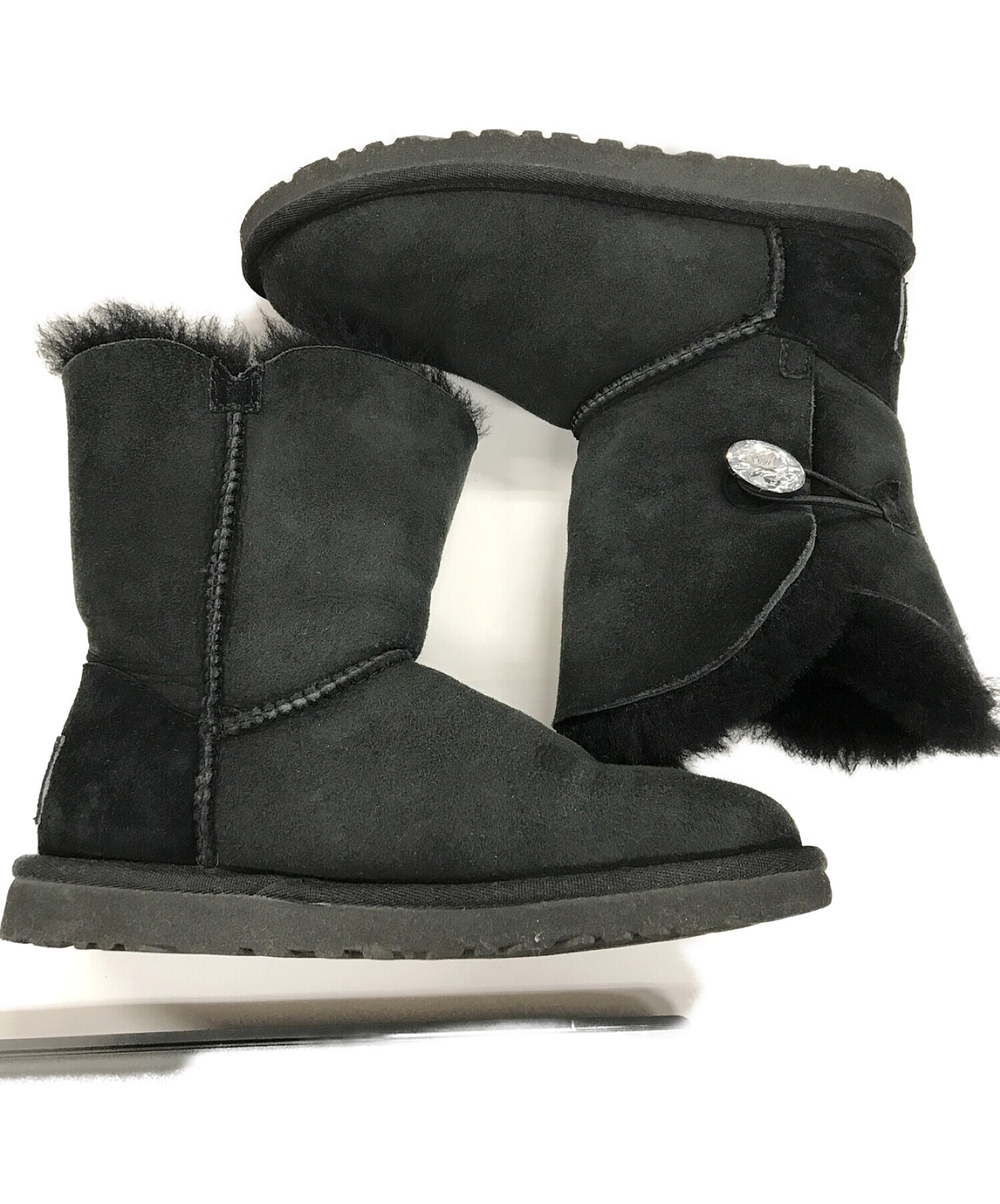 中古・古着通販】UGG (アグ) ムートンブーツ グレー サイズ:22cm