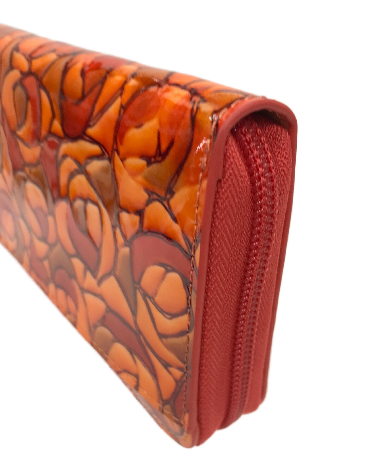 cocco fiore (コッコフィオーレ) 長財布 オレンジ サイズ:実寸サイズにてご確認ください。 未使用品