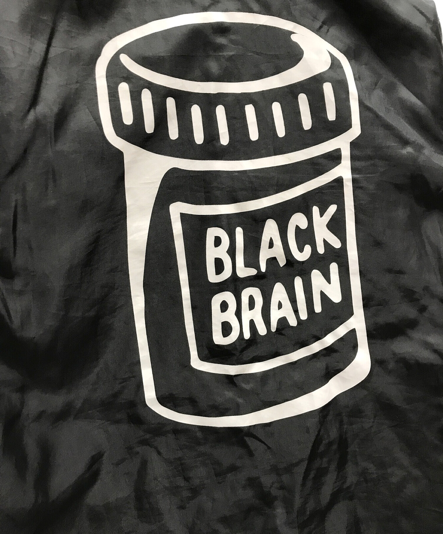 black brain (ブラックブレイン) コーチジャケット ブラック サイズ:実寸サイズにてご確認ください。