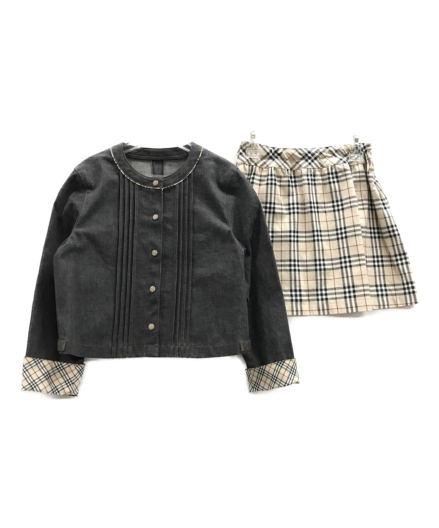 BURBERRY (バーバリー) セットアップスカート サイズ:130A/120A