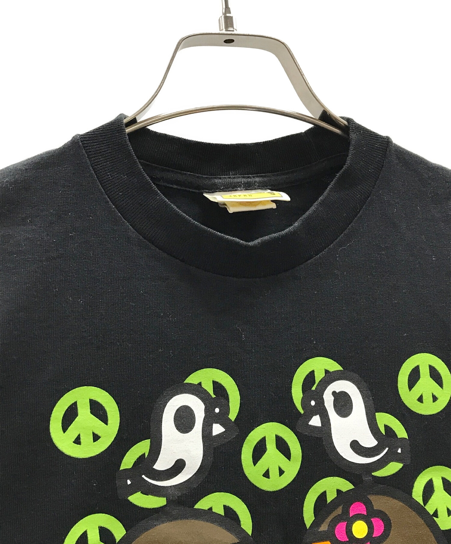 A BATHING APE (ア ベイシング エイプ) Tシャツ ブラック サイズ:S