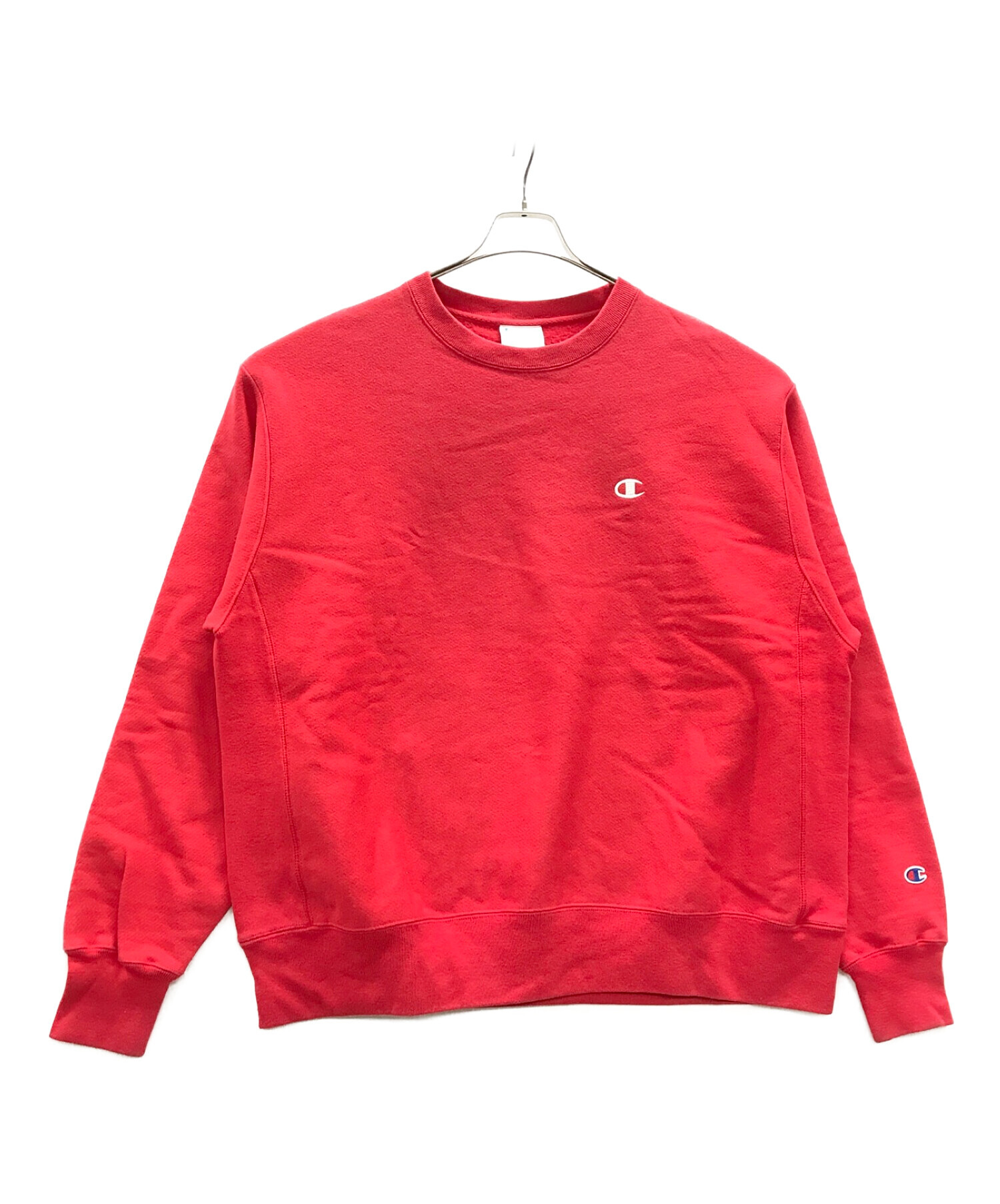 Champion (チャンピオン) リバースウィーブスウェット レッド サイズ:XL