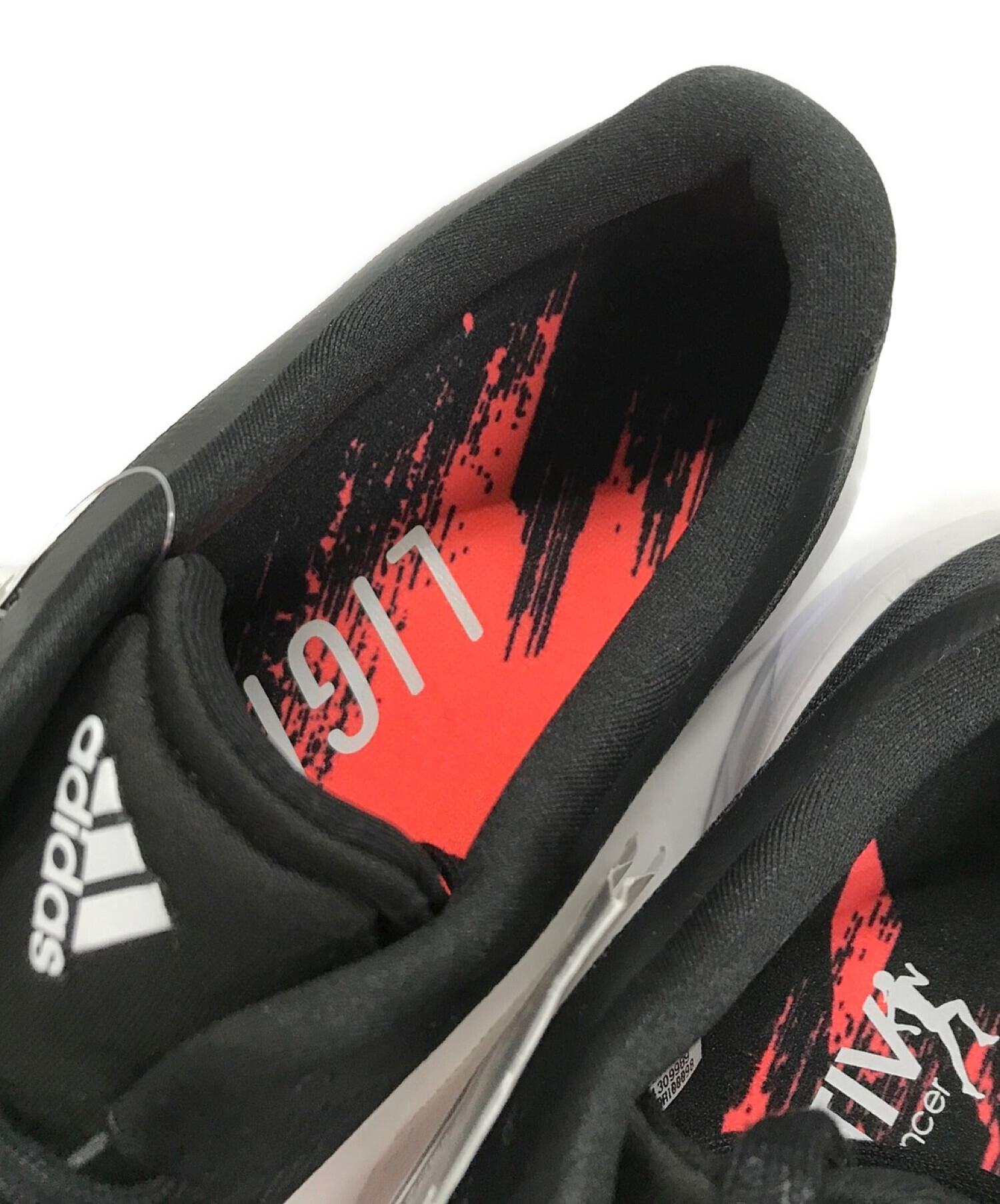 adidas (アディダス) アディゼロ RC 2 ランニングシューズ ホワイト×ブラック サイズ:27 未使用品